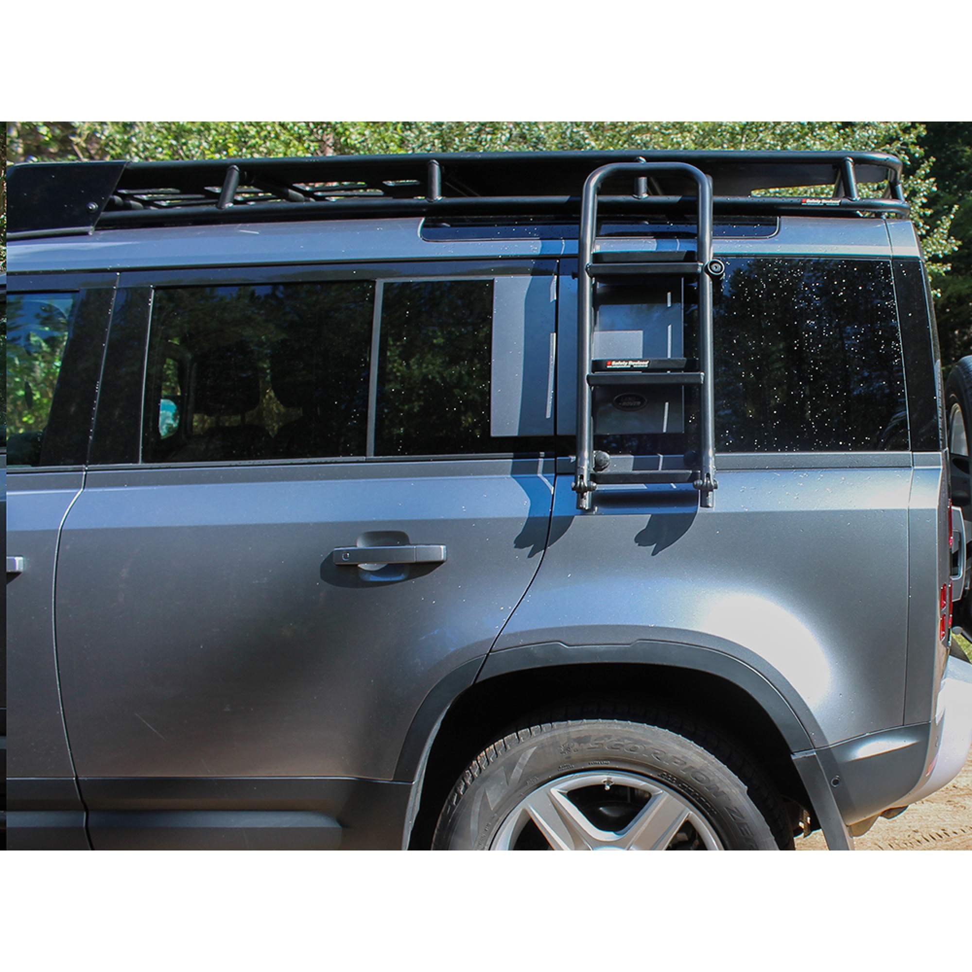 Rear Access Ladder by Safty Devices for Defender 2020 on