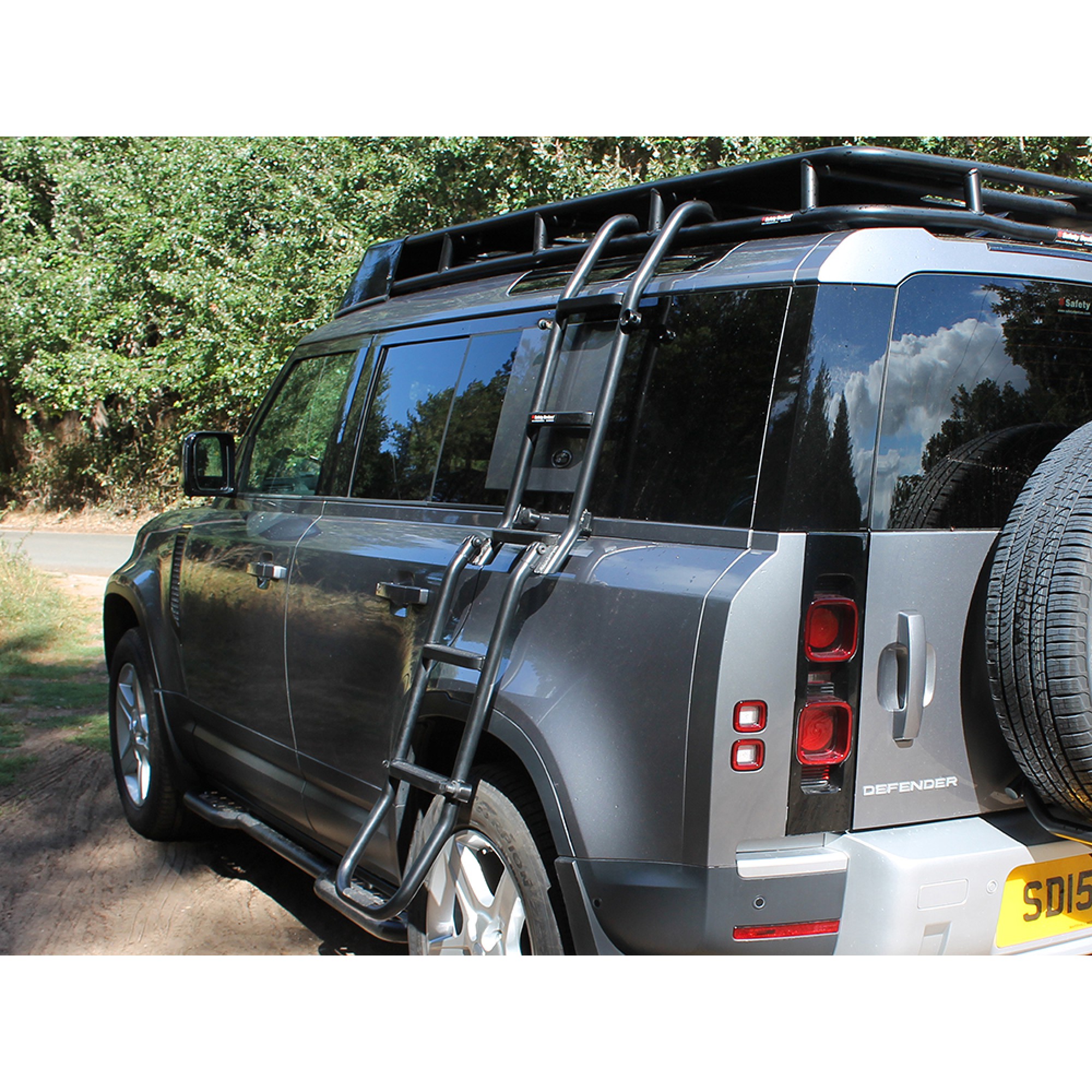 Rear Access Ladder by Safty Devices for Defender 2020 on