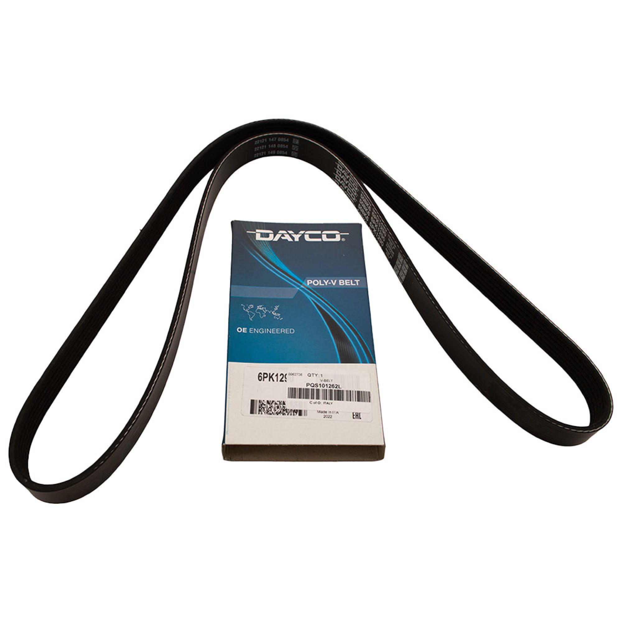 PQS101262L - Alternator V-belt No Air Con 2.5 V6