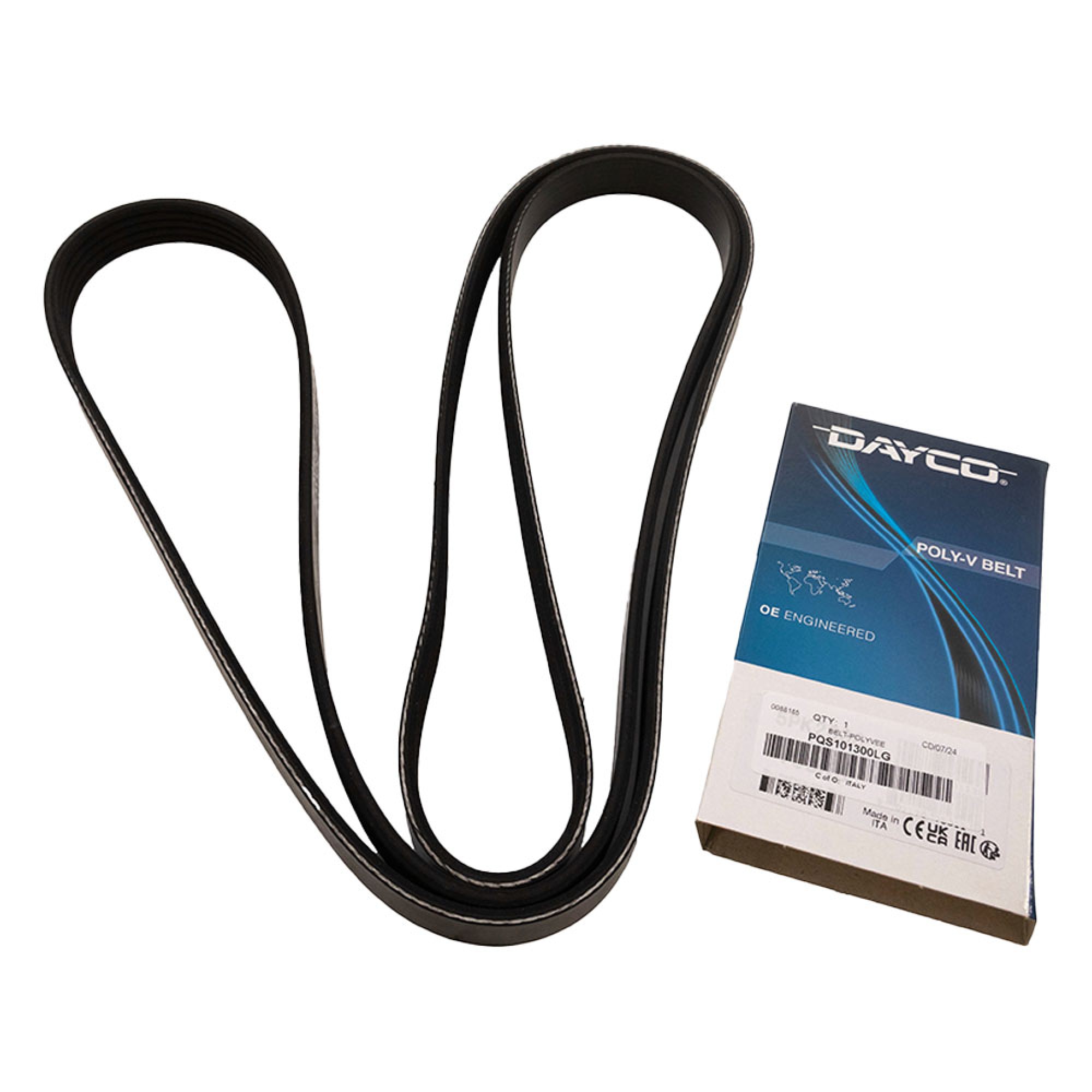 PQS101300LD - Dayco - Belt Alternator Water Pump Pas Pump TD4 Freelander