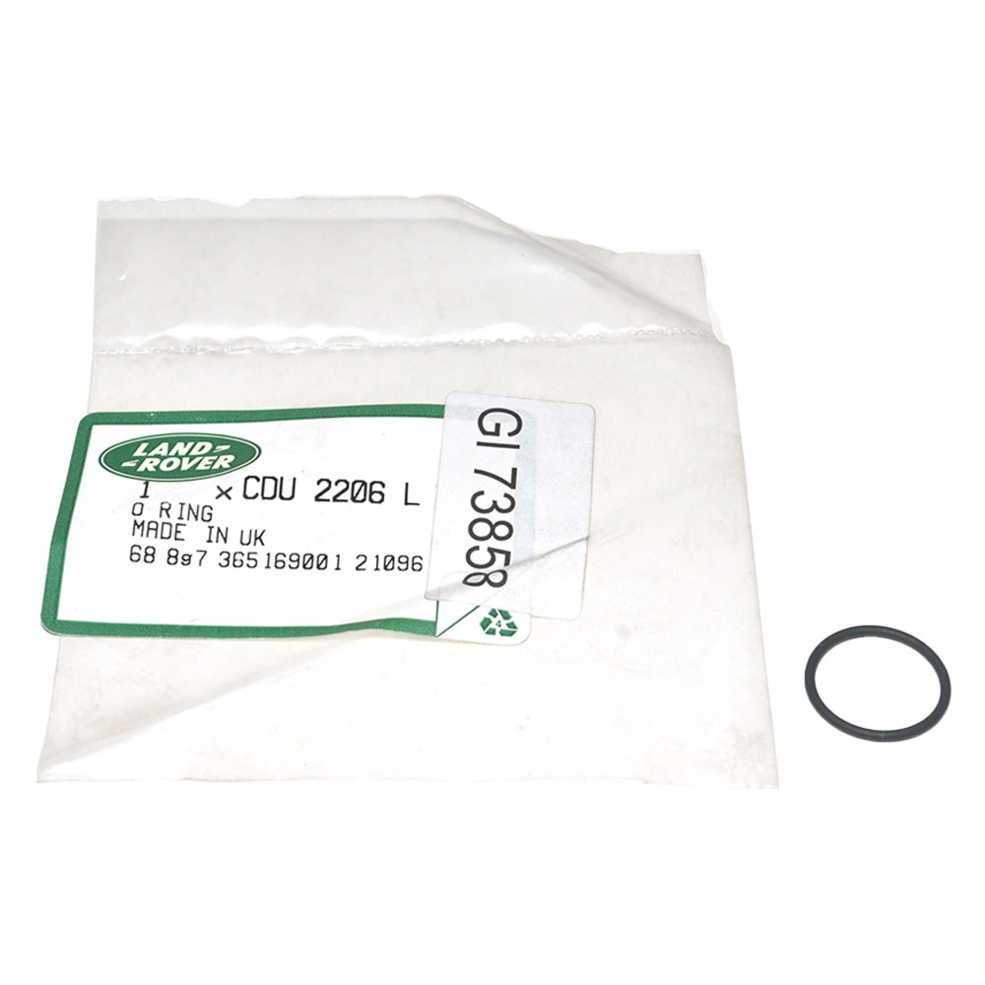 CDU2206L - Oil Sump O Ring 1.8 K Series