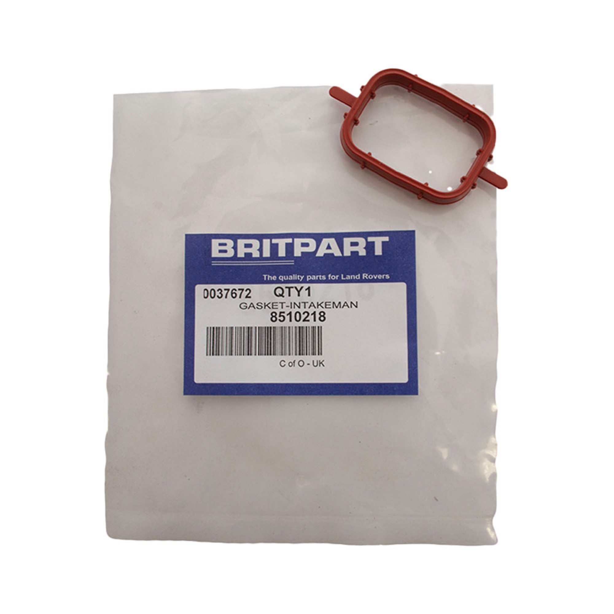 8510218 - Gasket Inlet Manifold TD4 Freelander. and 3.0 Litre Diesel Range Rover 2003-09