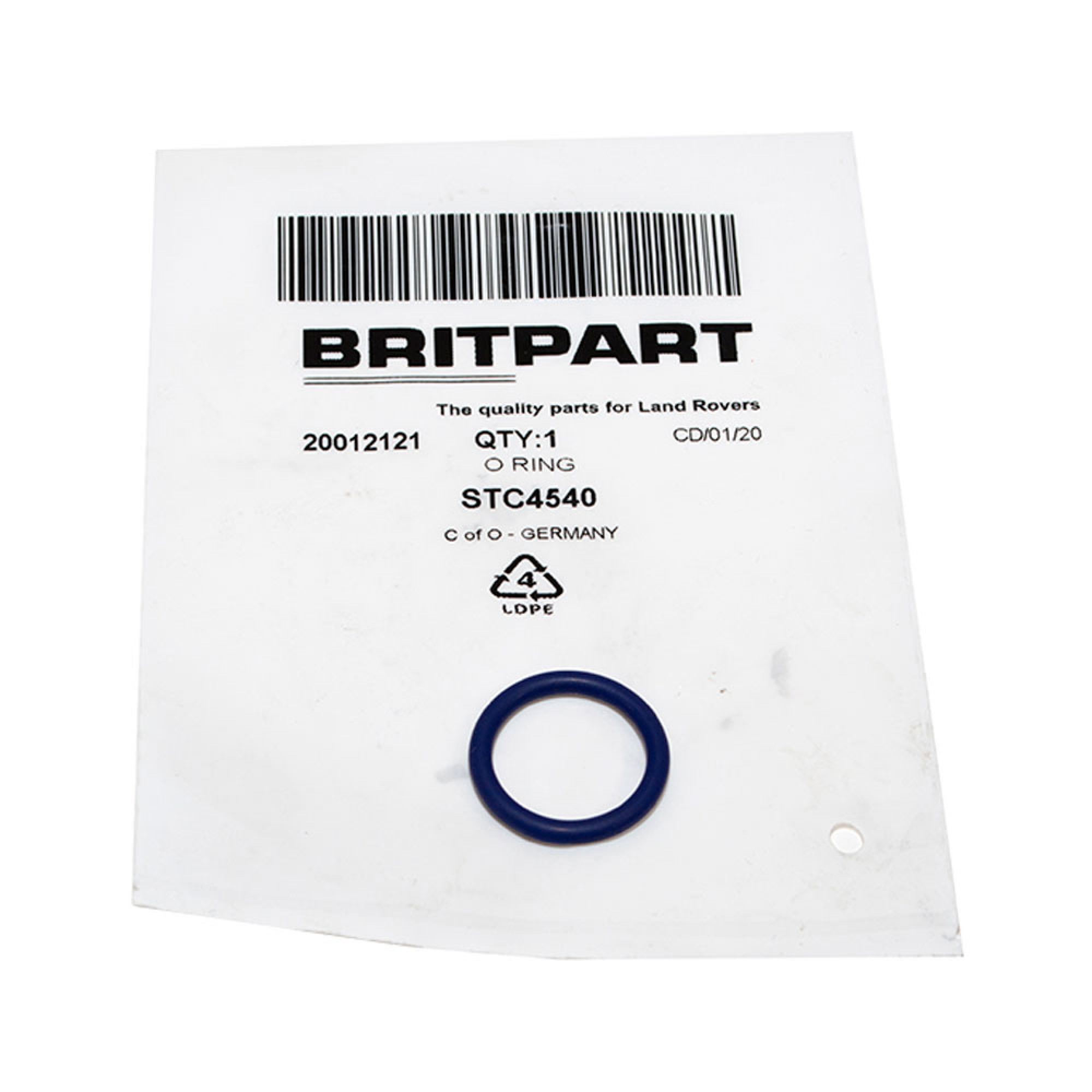 STC4540 - Coolant Pipe O Ring Freelander 1 TD4