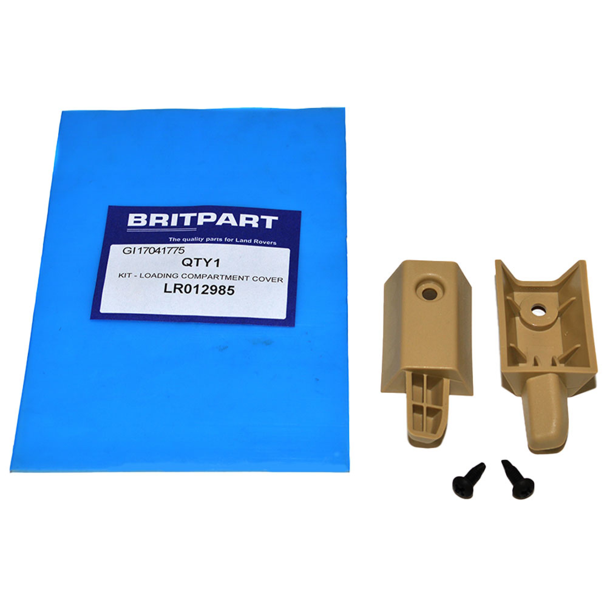 LR012985 - Genuine Load Space Cover Securing Clips (Alpaca)