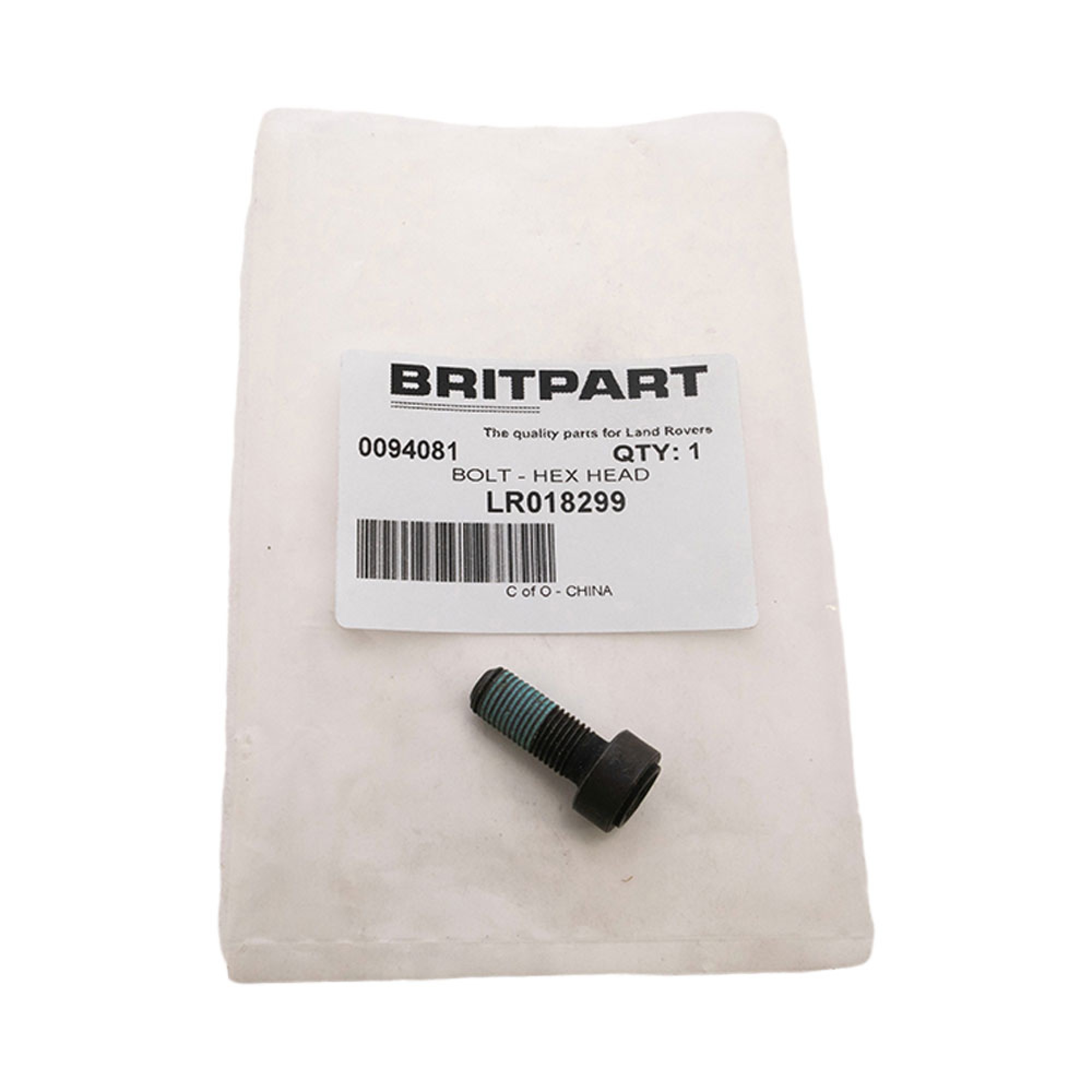 LR018299 - Bolt - Hex.head M8 x 24 for Flywheel