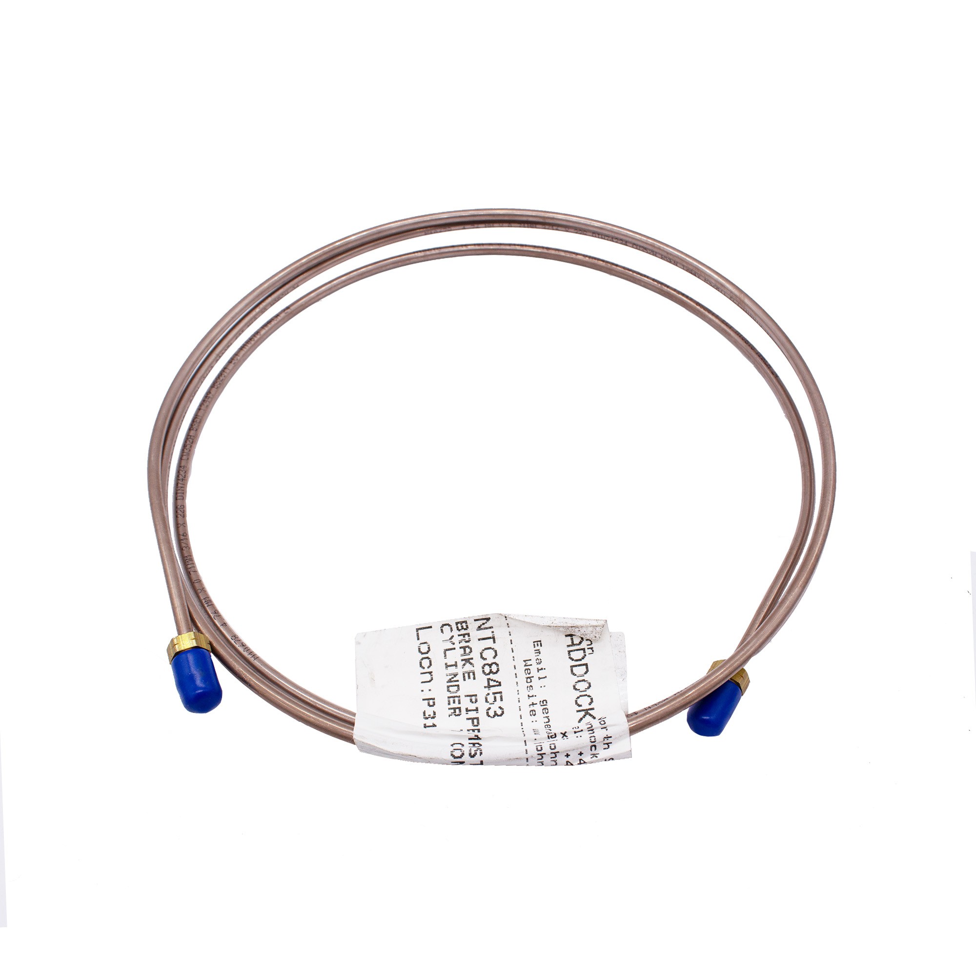 NTC8453 - Brake Pipe Master Cylinder to Connector 110 LHD with Rear Discs up to Wa 159806