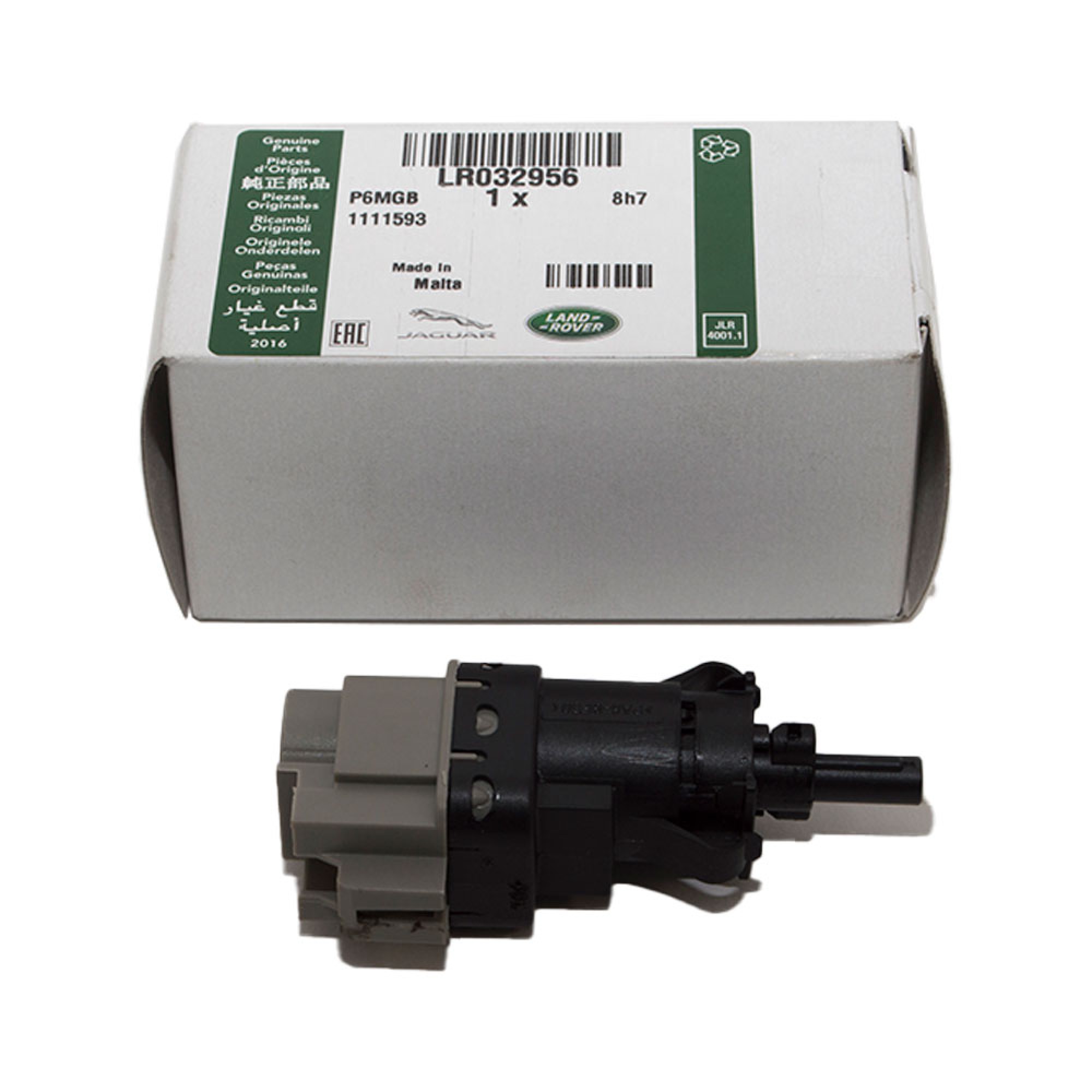 LR032956LR - Genuine Brake Light Switch 90/110 2007 on . Freelander 2 & Evoque to EH000001