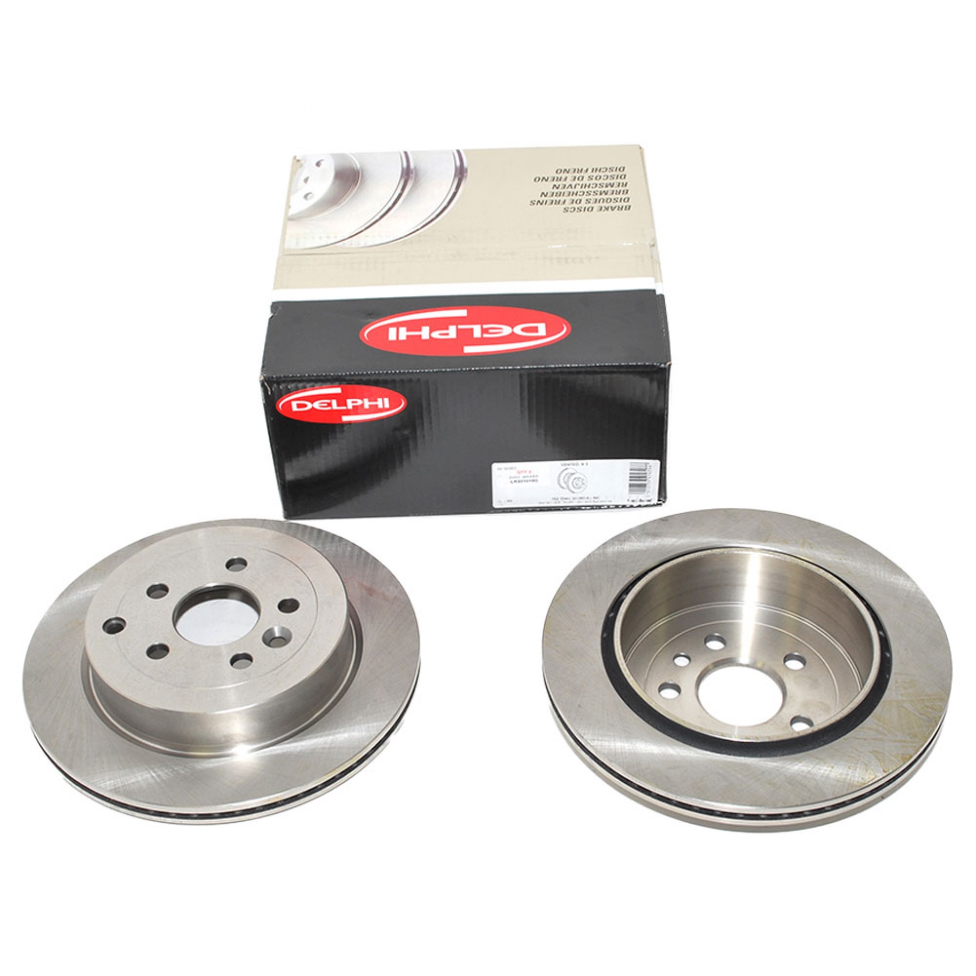 LR001019G - Delphi - Freelander 2 Rear Brake Discs Petrol Models (Pair)