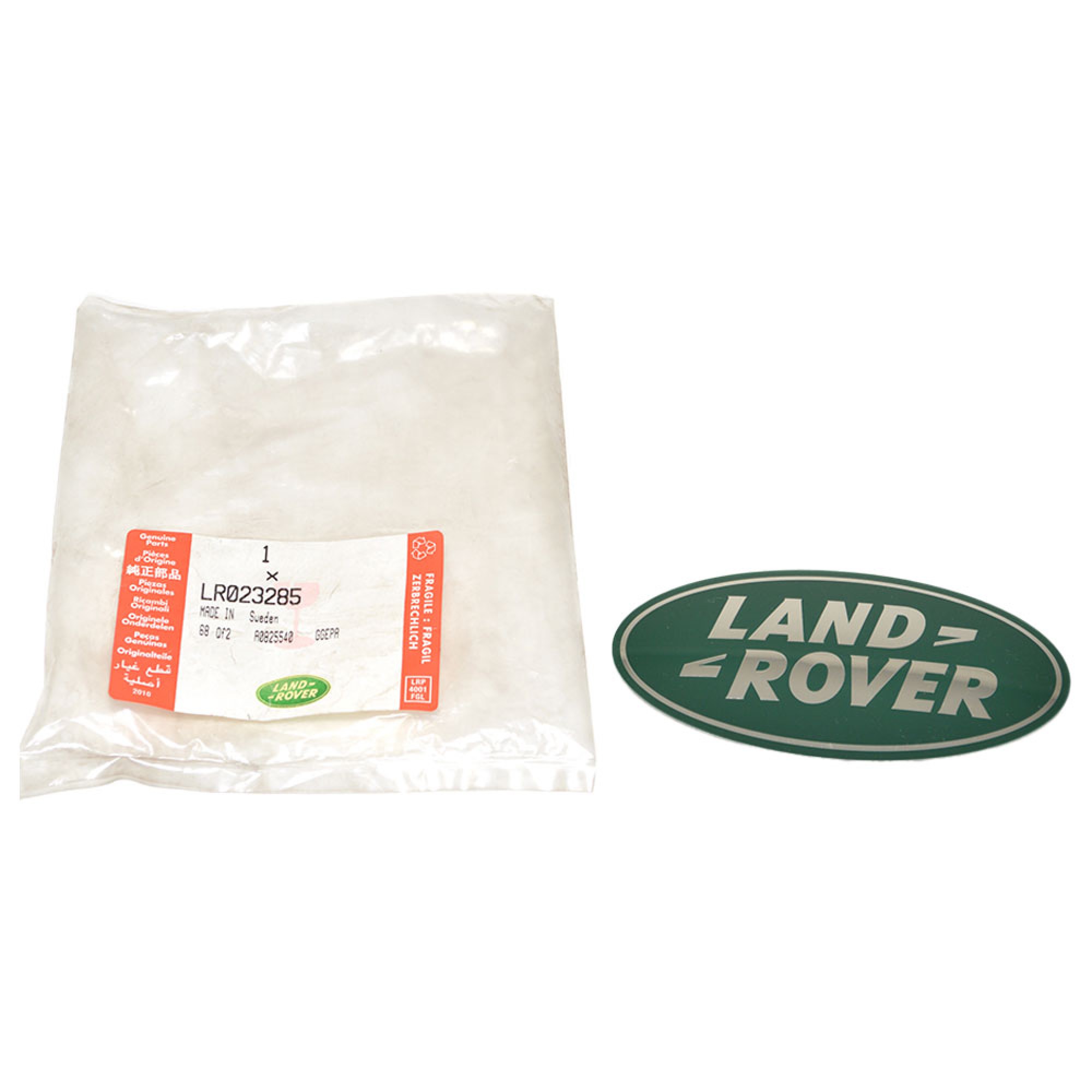 LR023285 - Name Plate Land Rover Front Grille from BA000001