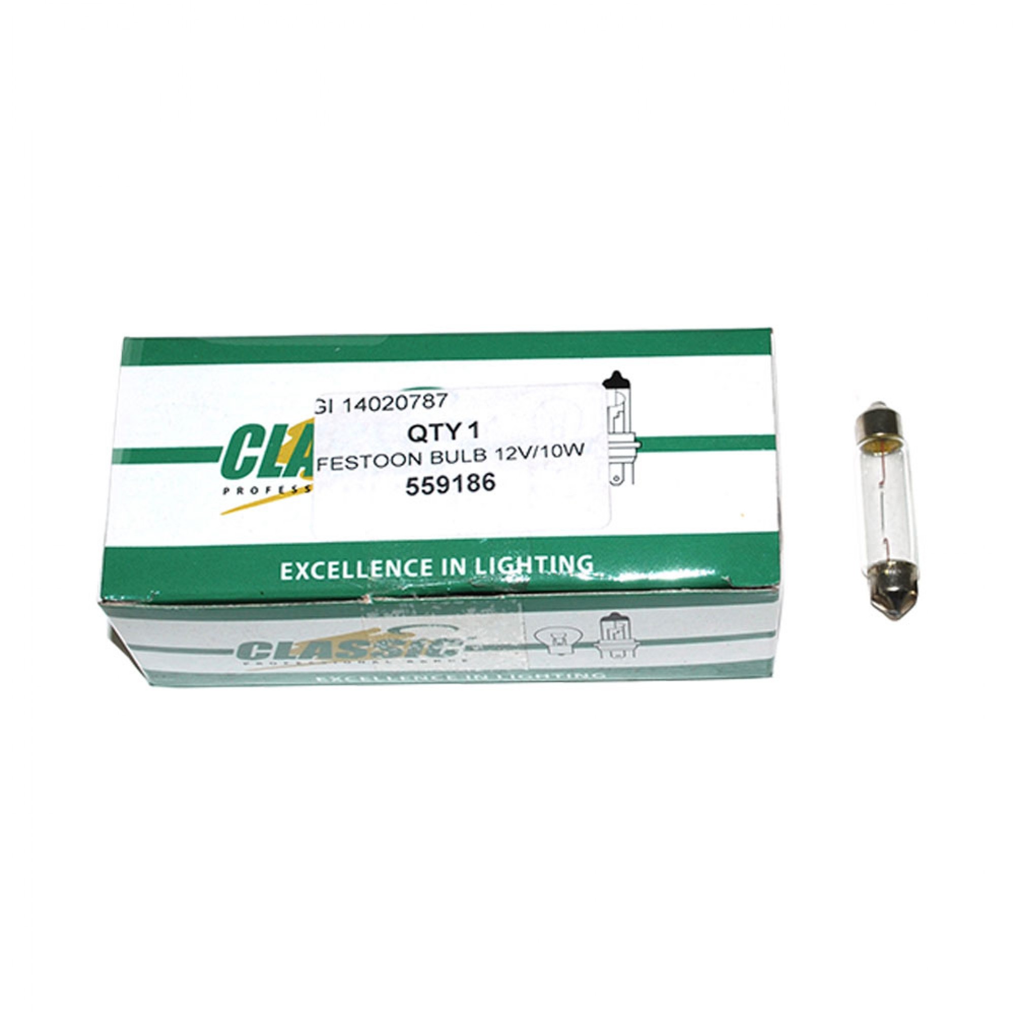 559186 - Festoon Bulb Inter/Lamp Range Rover Classic 1986 on