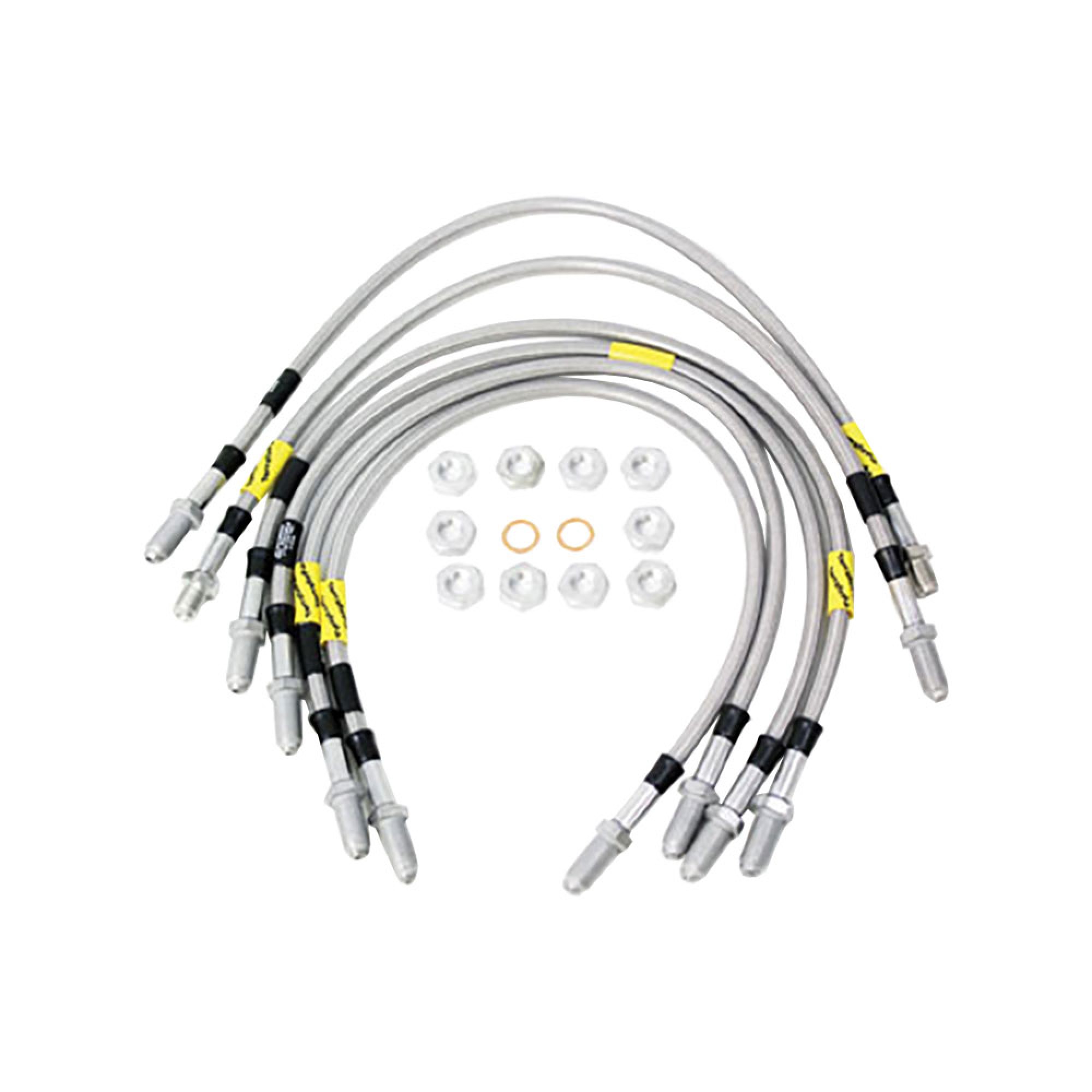 TF653GD - Terrafirma GOODRIDGE+2" Brake Hose Kit 1990-1992 with Abs