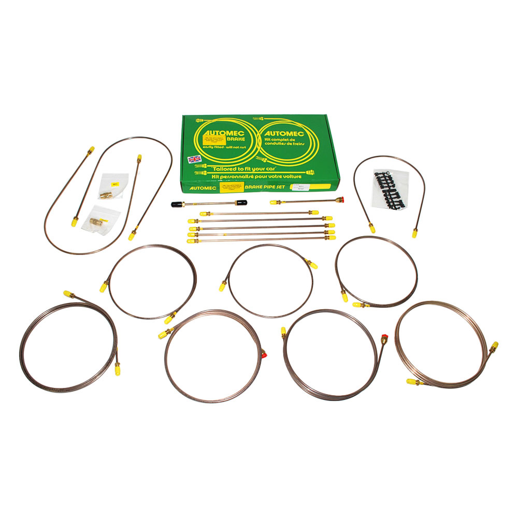 DA7427 - Brake Pipe Set Range Rover Classic with Air Suspension 1993 Ka Vin Number