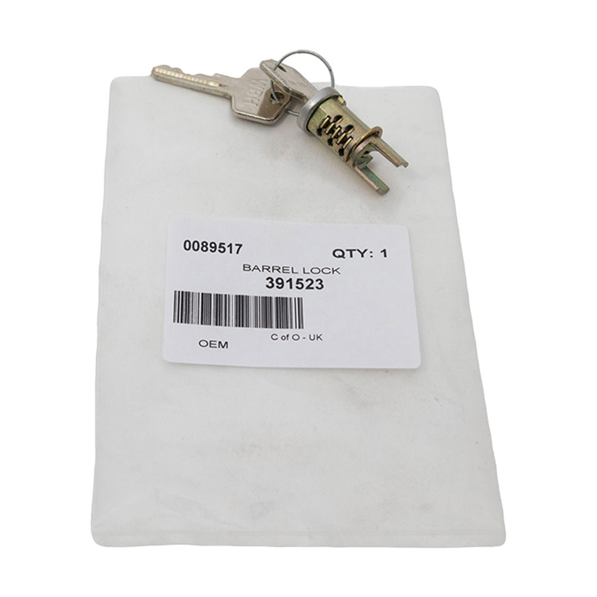 391523 - OEM Lock Barrel Top Tailgate Range Rover Classic