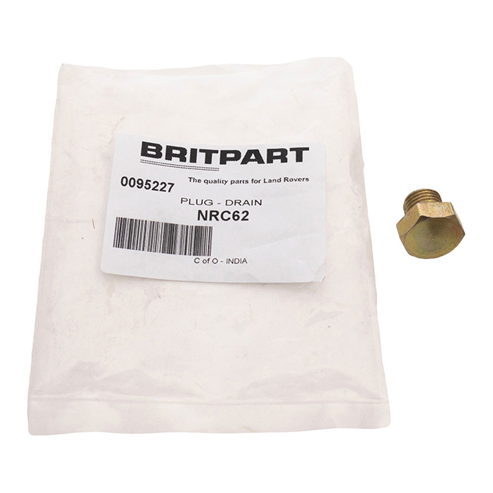 Drain Plug Fuel Tank 90/110 Range Rover Classic and Series 1 1948-53 and Series 3 Use 243958 Washer - NRC62