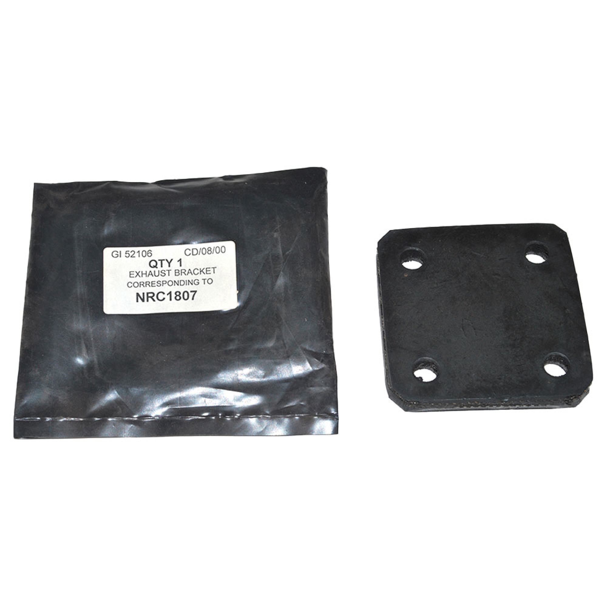 NRC1807 - Genuine Rubber Strap Twin Exhaust System Rear Range Rover Classic