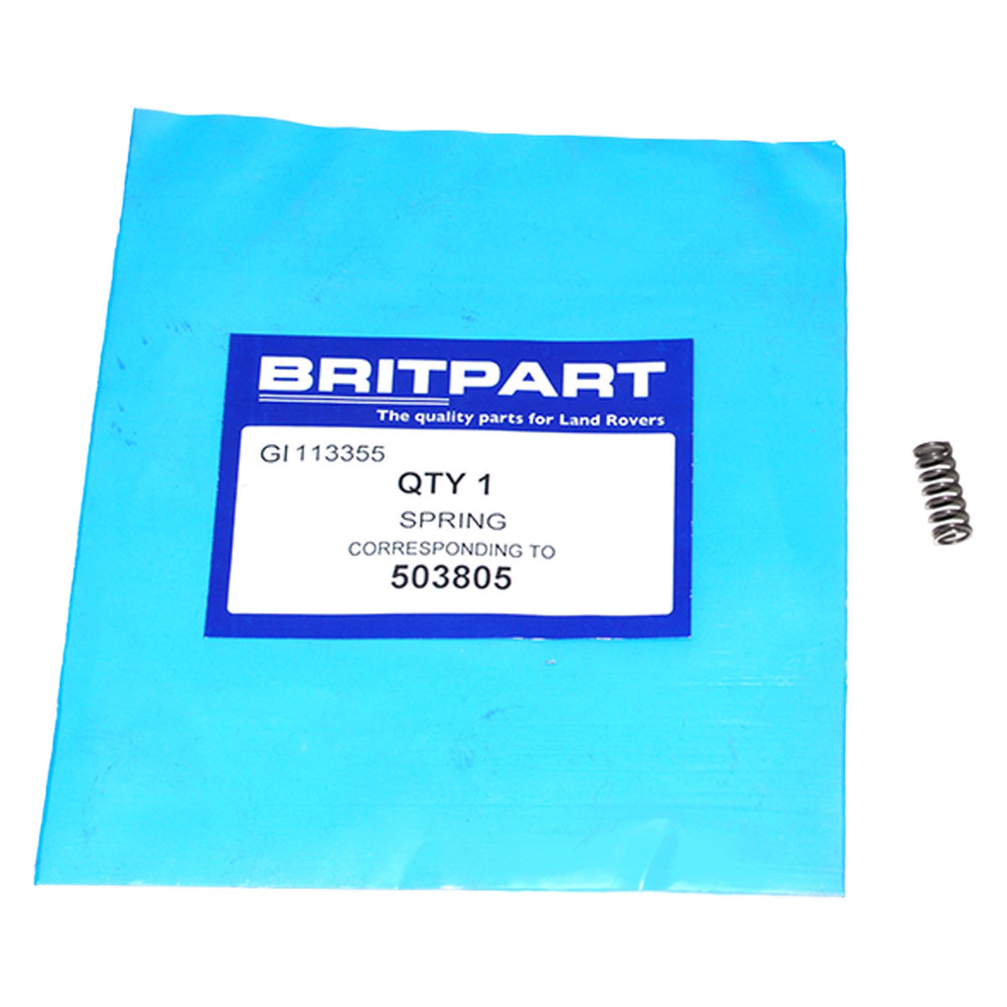 503805 - Spring for 1ST and 2ND Synchro Series 3 and 4 Speed V8