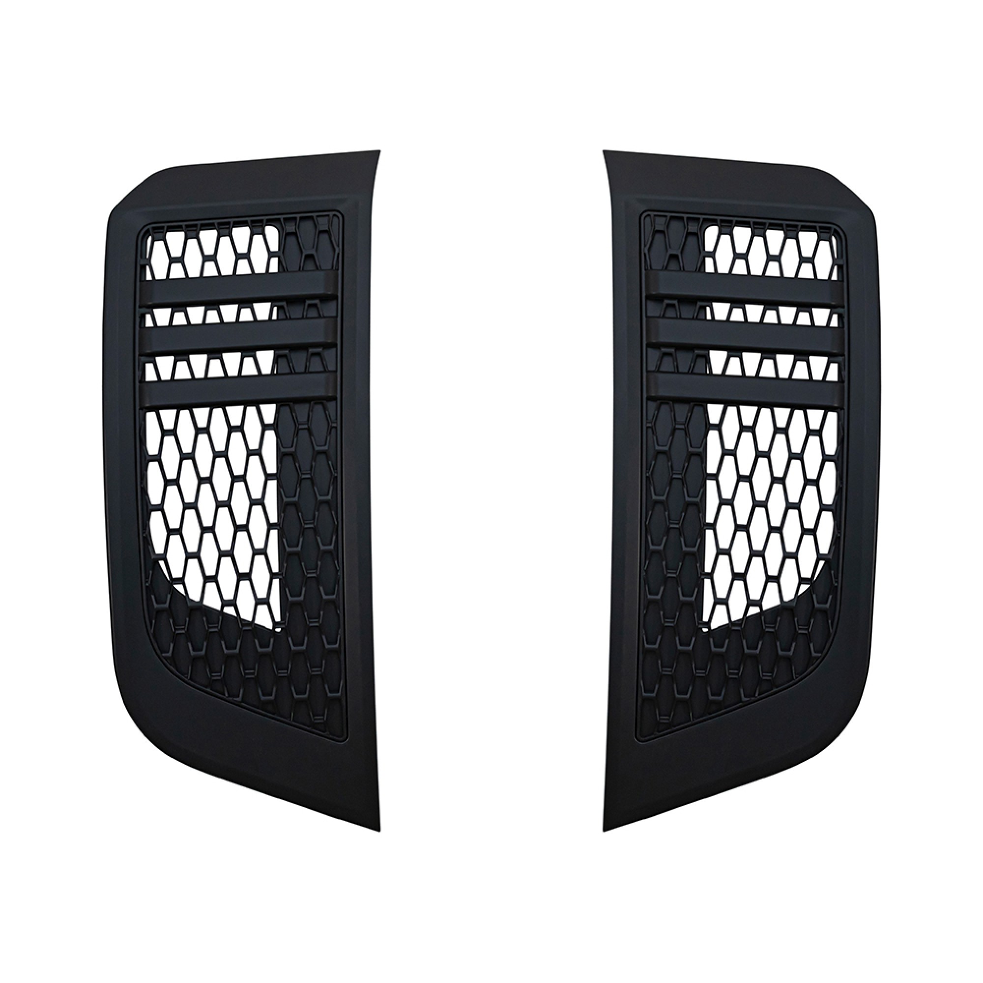 Air Intake Grill Set Matt Black for Defender 2020 on