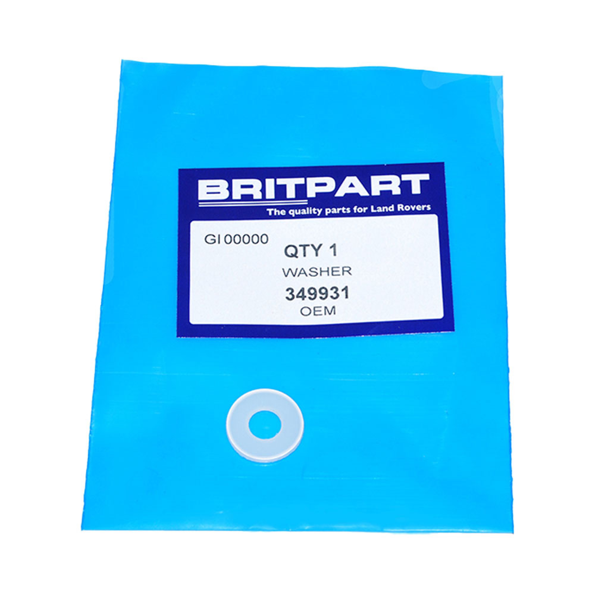 Genuine Plastic Washer for Seat Back. - 349931