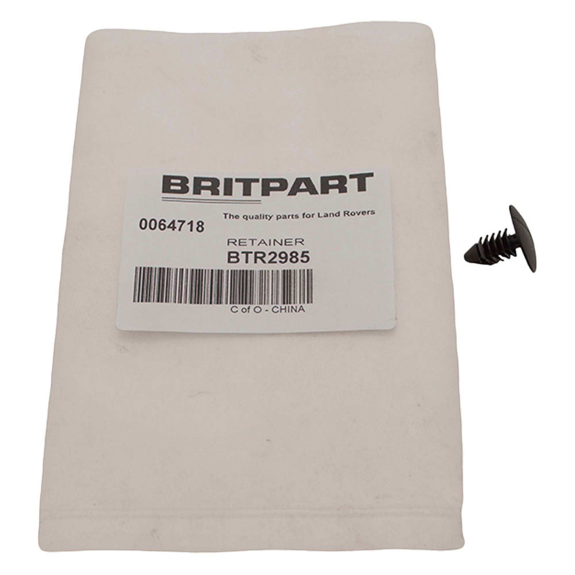 BTR2985 - Clip 6.5 x 6 Push Pin