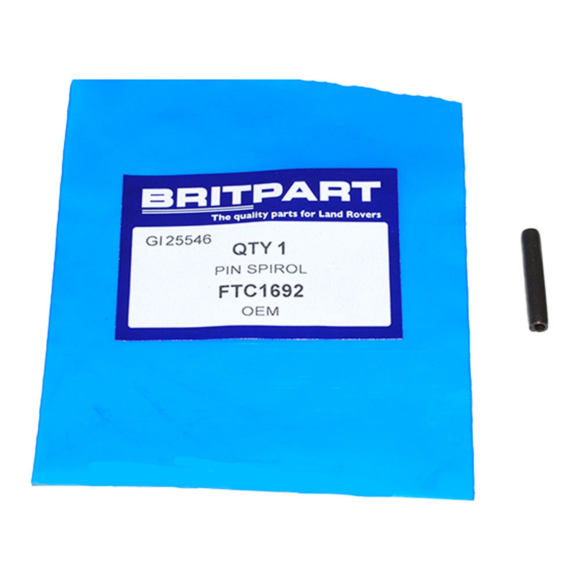 FTC1692 - Roll Pin for Clutch Fork P38 Range Rover