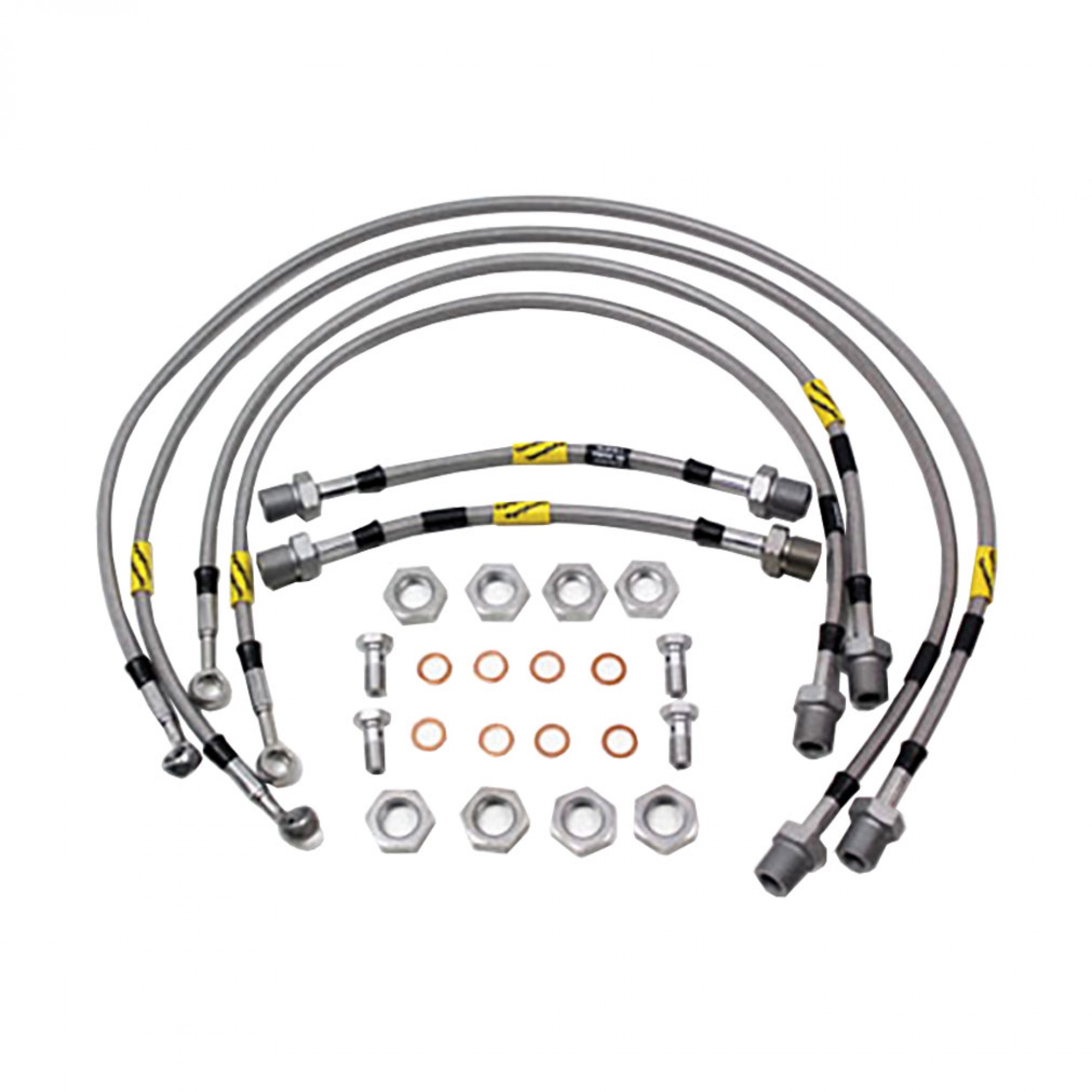 TF654GD - Terrafirma GOODRIDGE+2" Brake Hose Kit P38 1994-2002