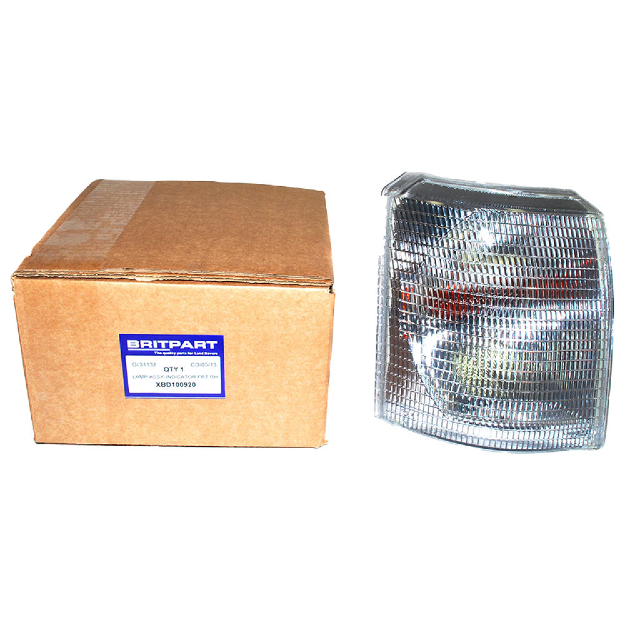 XBD100920 - Front Indicator RH Range Rover 2000MY on