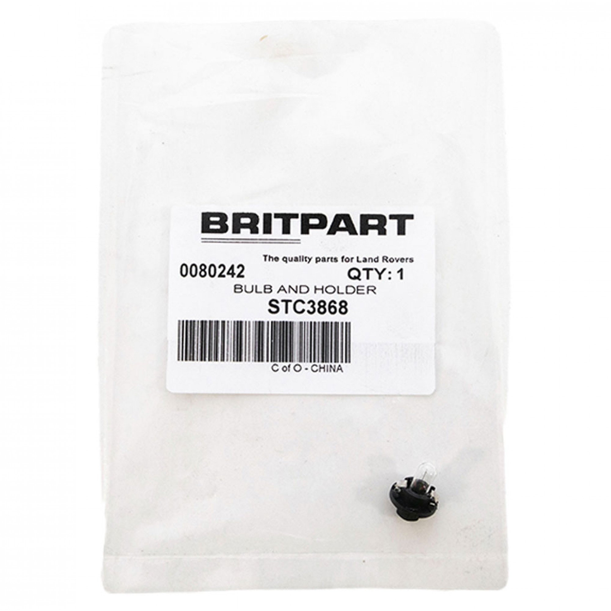 STC3868 - Buld Holder Assembley Black Heater Display