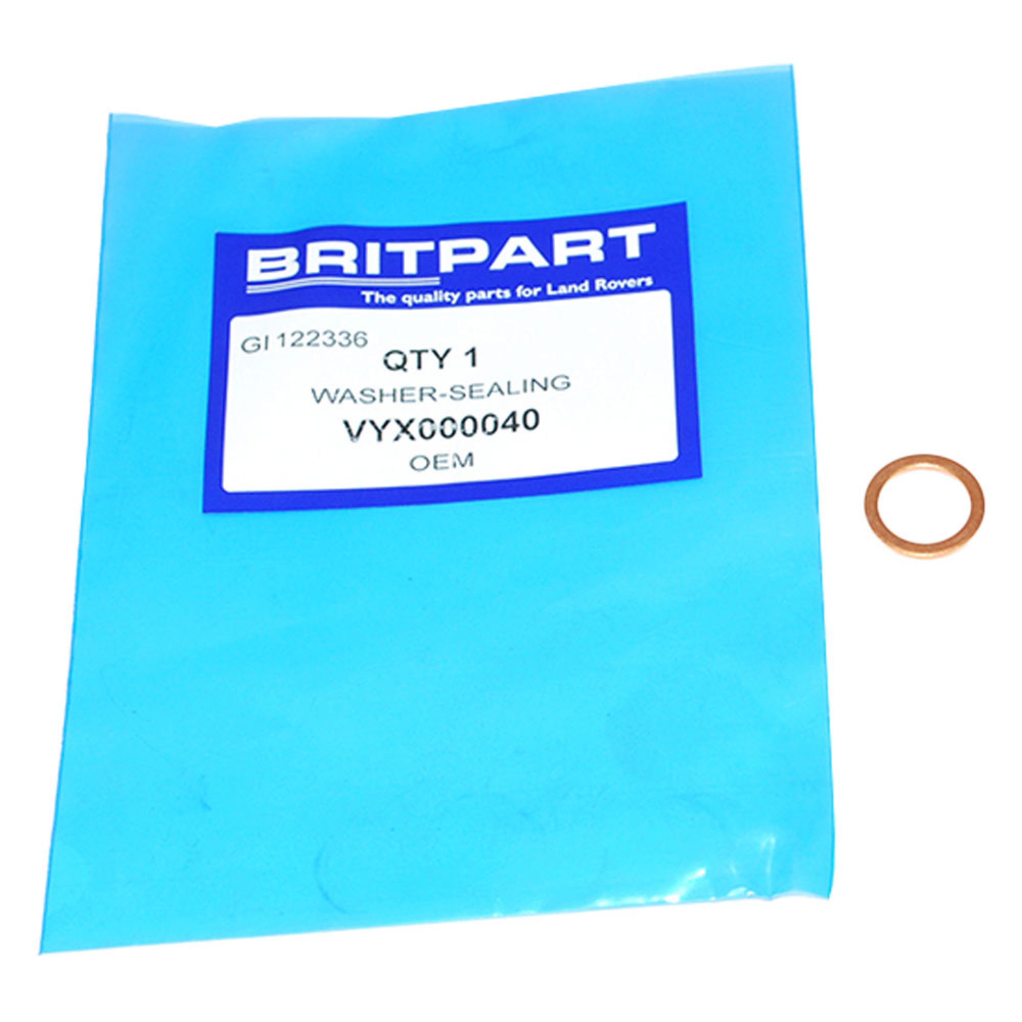 VYX000040 - Copper Washer M12 Various Applications