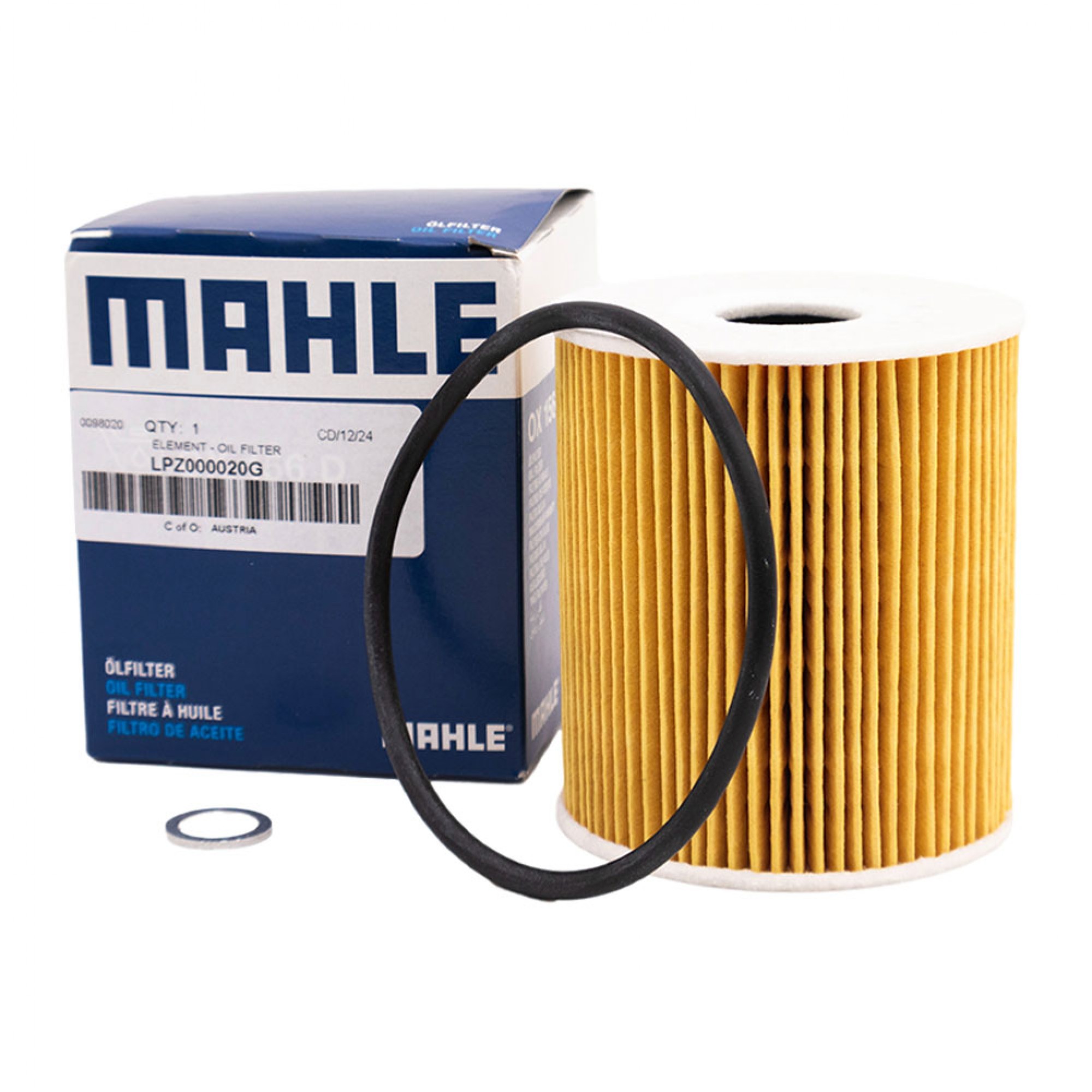 LPZ000020M - Mahle Oil Filter 3.0 Litre Diesel Range Rover 2002 on