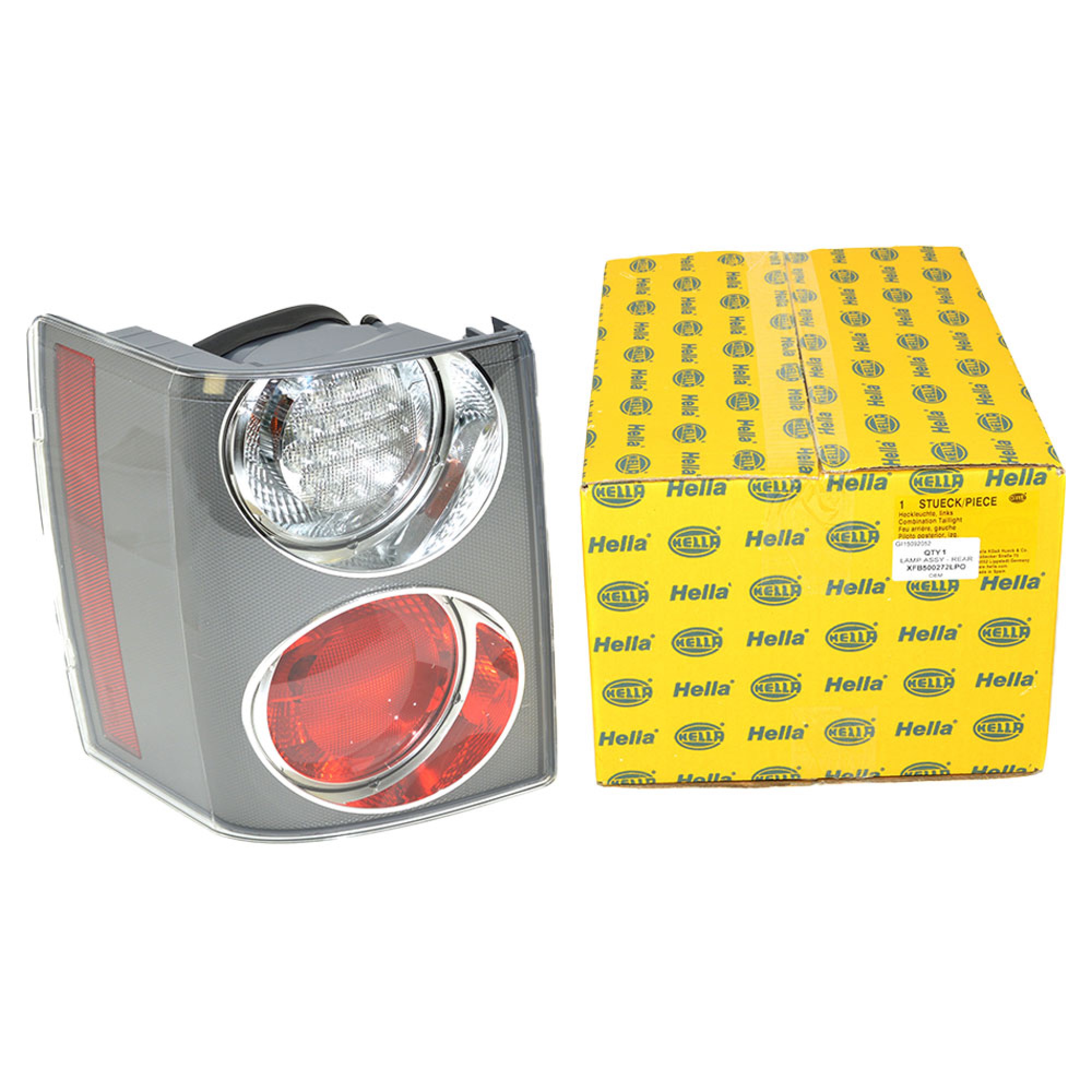 XFB500272LPO - Rear Lamp Ass. LH with Red Lower Lens from 6A000001