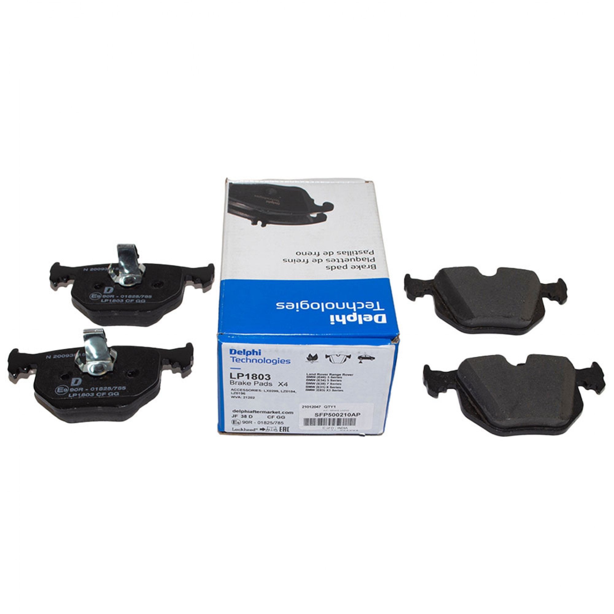 SFP500210D - Delphi Rear Brake Pads Range Rover L322 2002 on