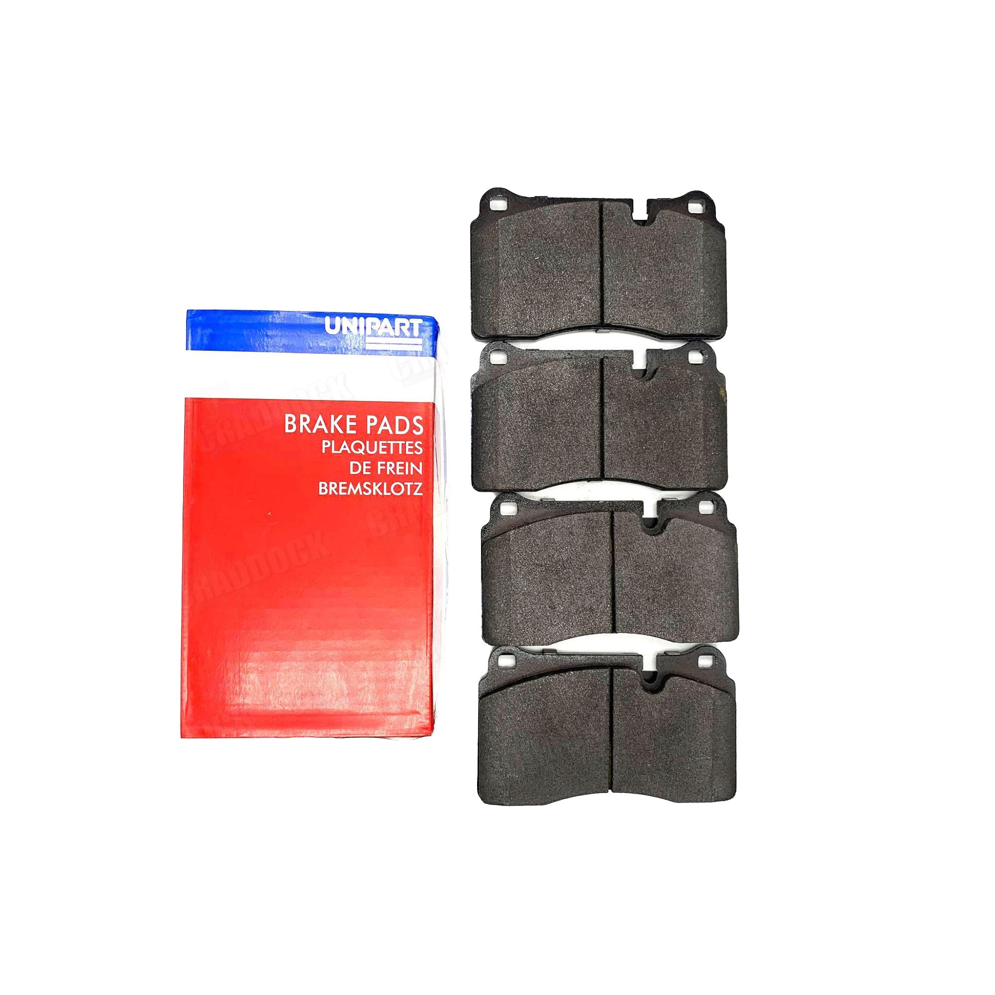 SFP500070U - Unipart Brake Pad Kit Non Genuine Front R/R 4.2 Supercharged and 3.6 V8 Diesel. R/Sport 4.4 V8 from 6A000001 2005 My