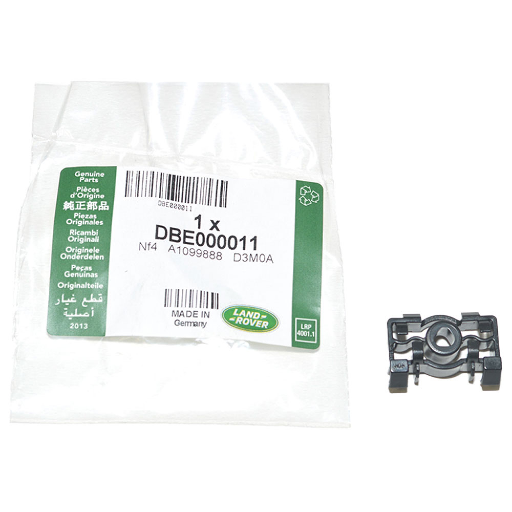 DBE000011 - Genuine Black Roof Trim Clip External
