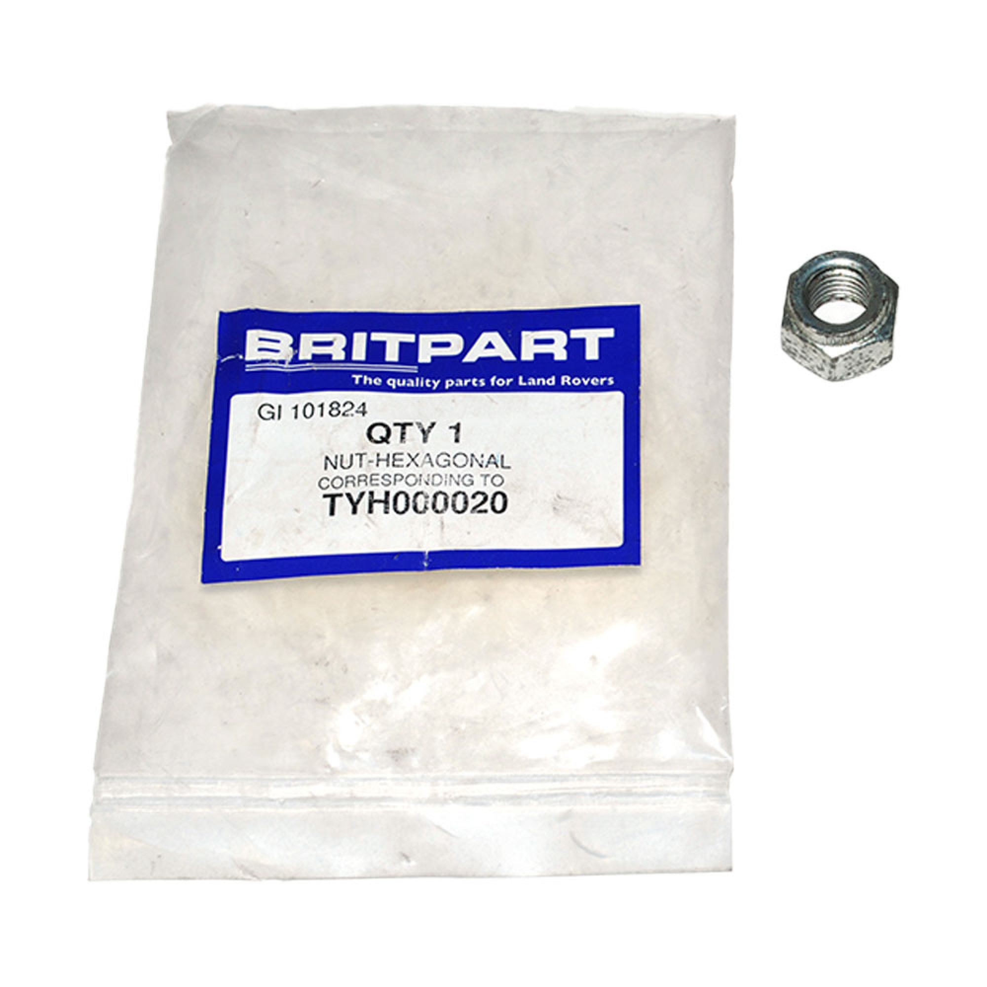 TYH000020 - Hex Nut M12 Front Propshaft