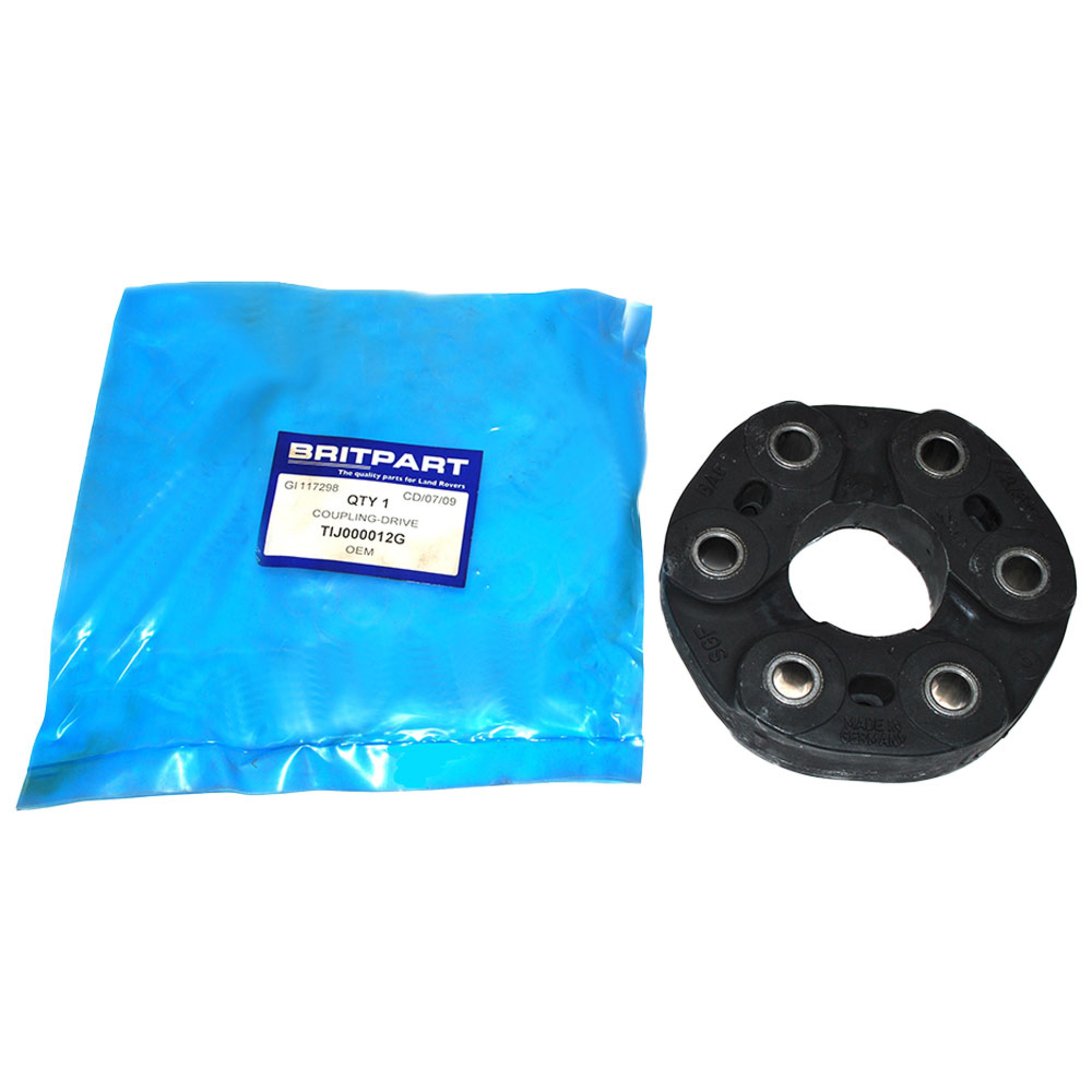 TIJ000012G - OEM Front Propshaft Coupling Assy