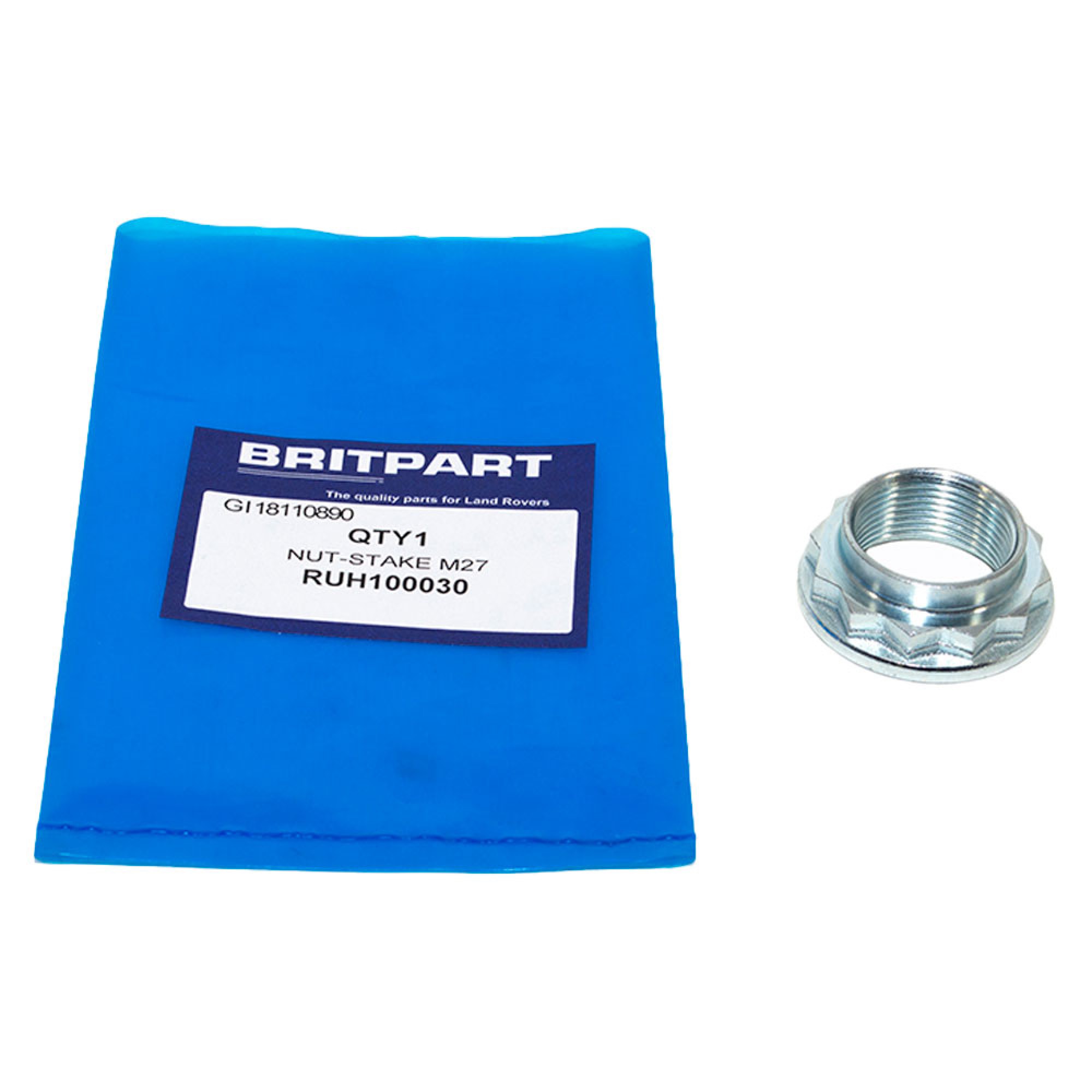 RUH100030 - Hub Nut Range Rover 2002 to 2012 Model Year