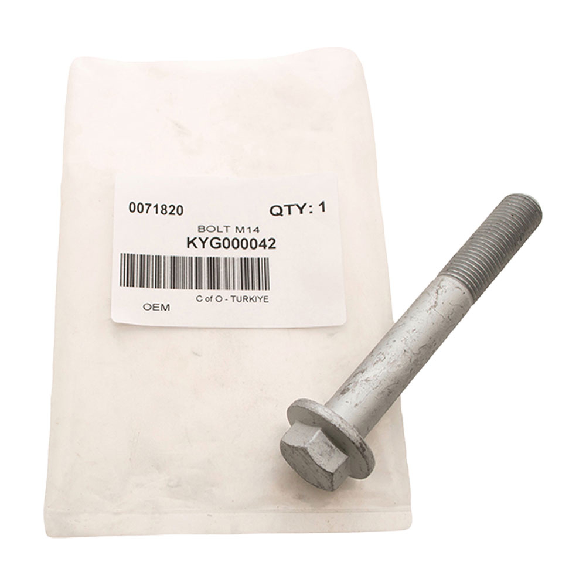 KYG000042 - Bolt M14 Lower Front Suspension Arm to 7A257018