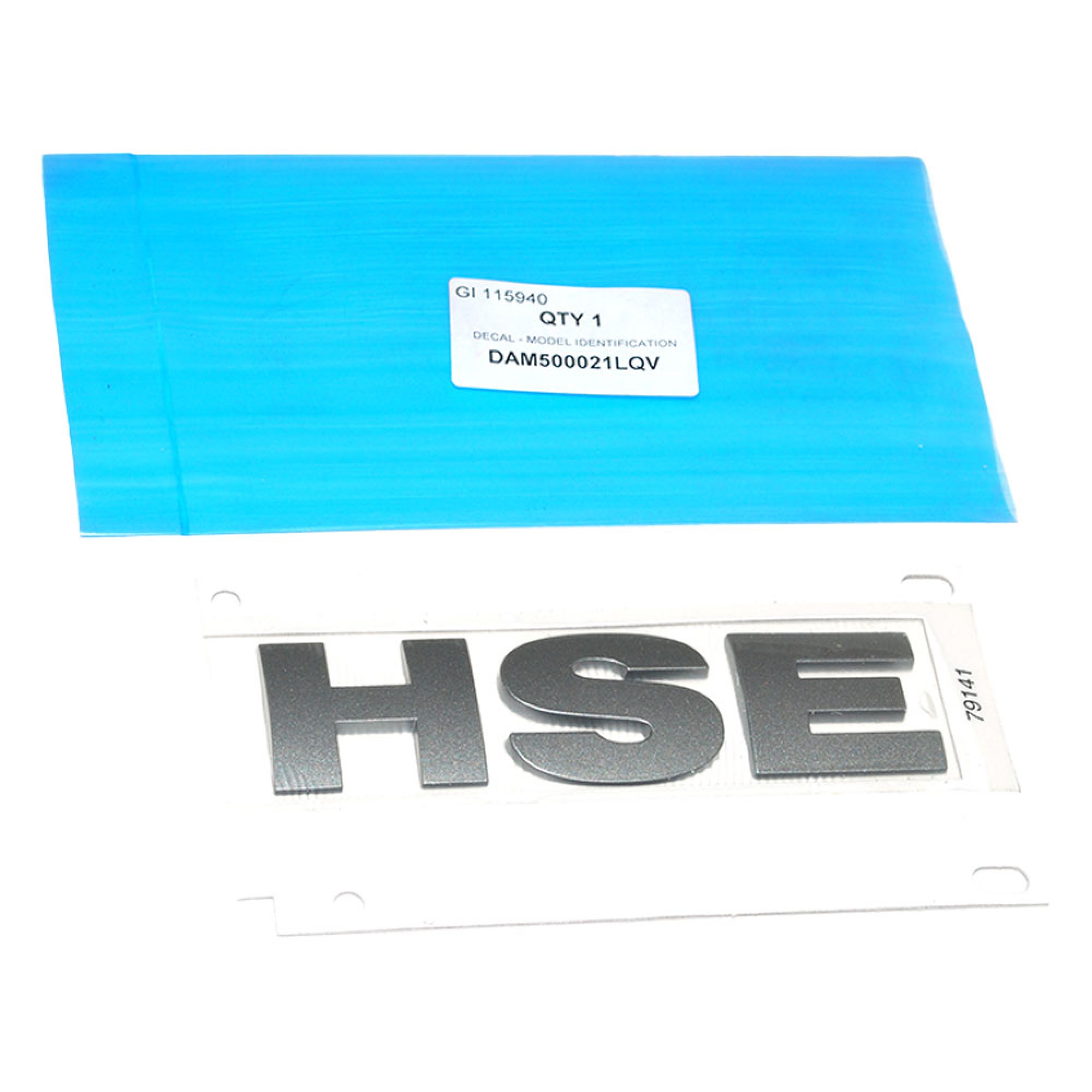 DAM500021LQV - Badge Hse Brunel Metallic 6A Vin on