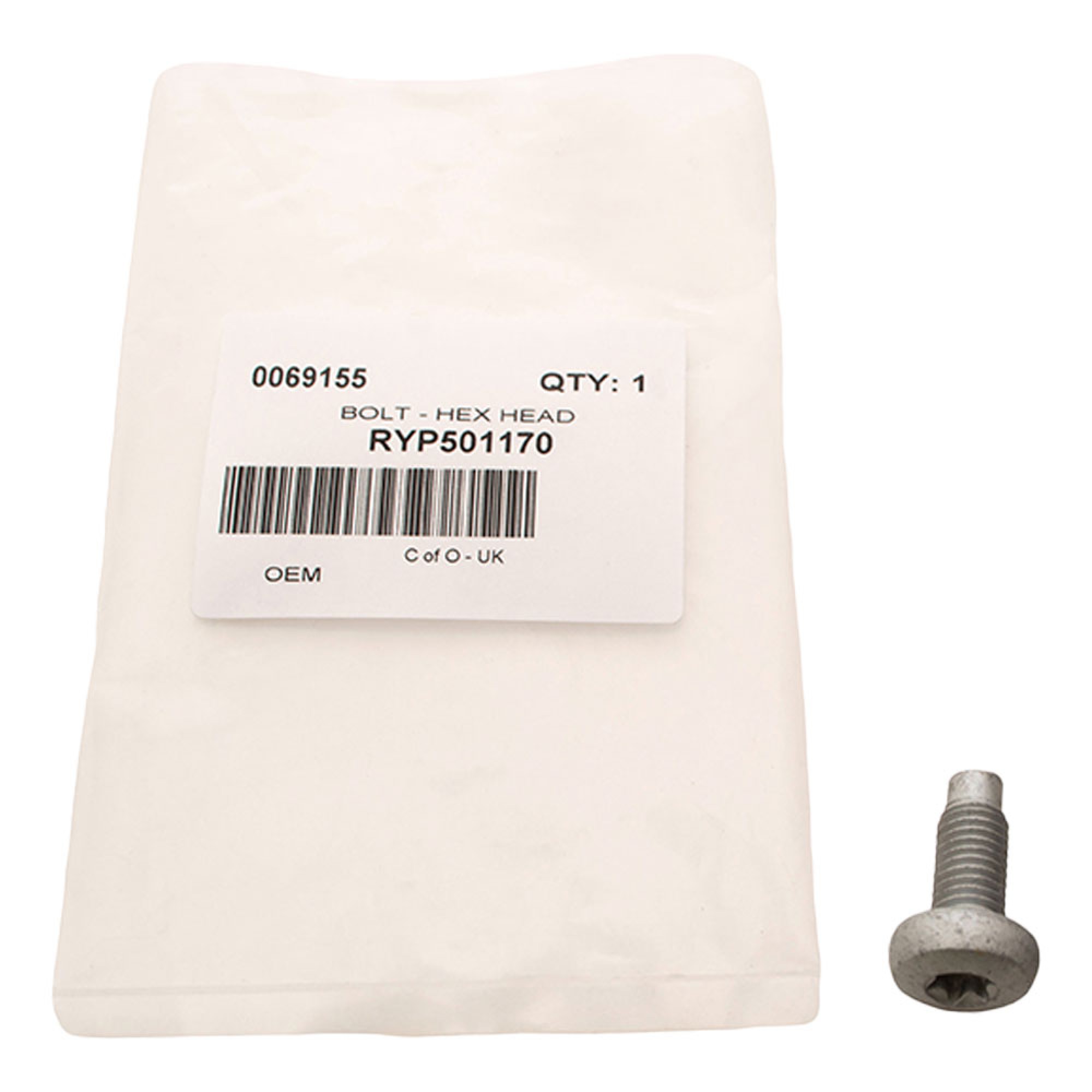 RYP501170 - OEM Bolt M10 x 20mm Front Ball Joint