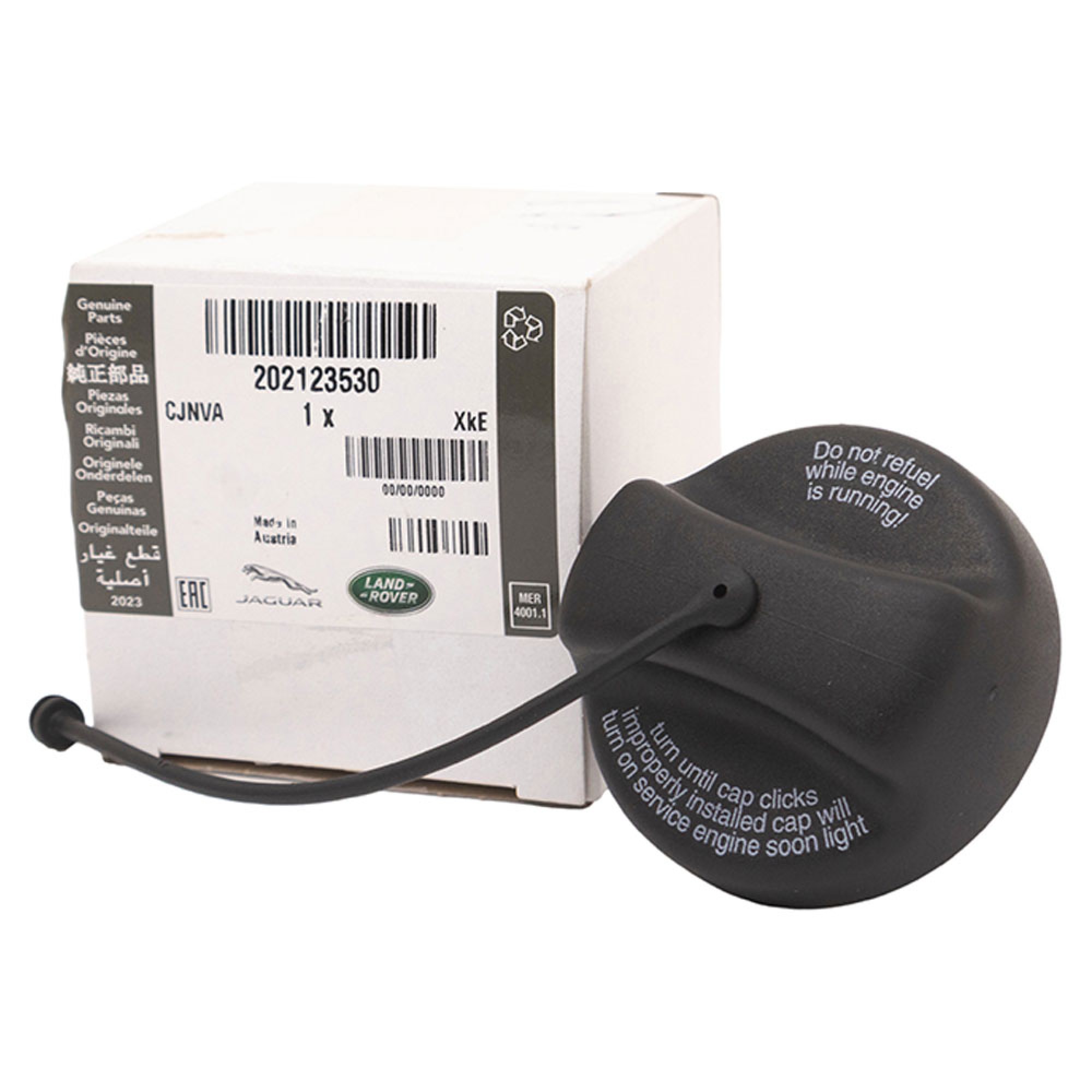 202123530 - Genuine Fuel Cap 5.0 L 2010-12