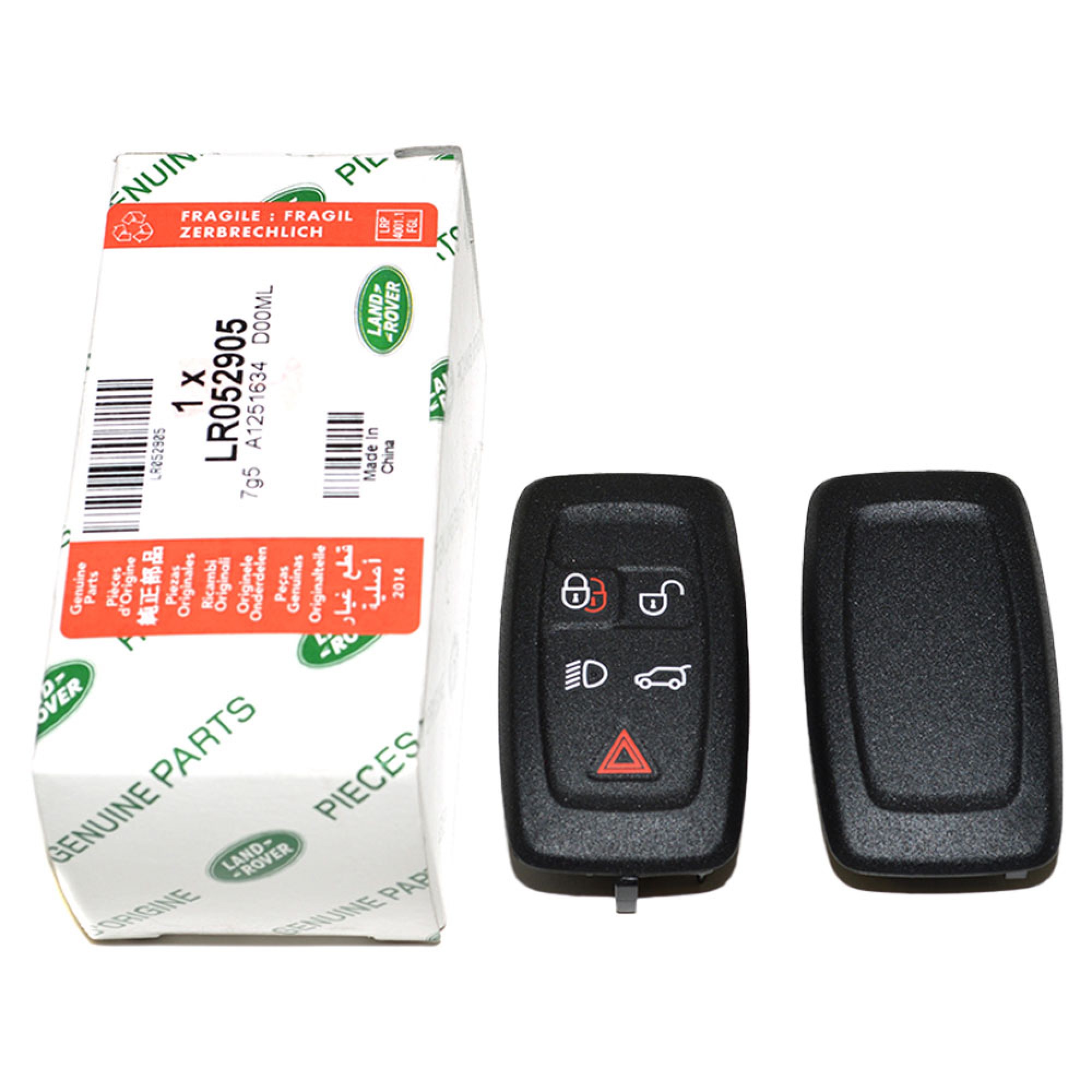 LR052905 - Genuine Key Fob Cover Silver