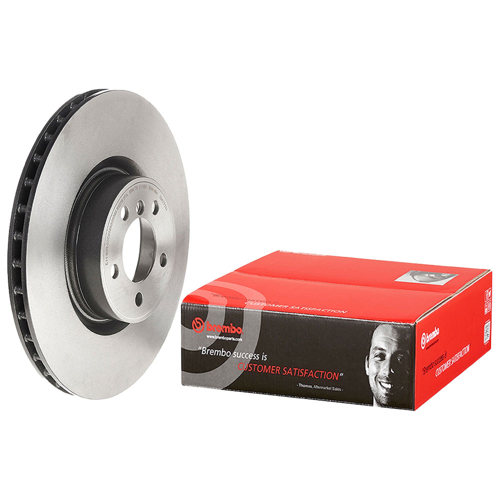 LR189043B - Brembo Front Brake Disc Vented Range Rover 2010-2012 L322