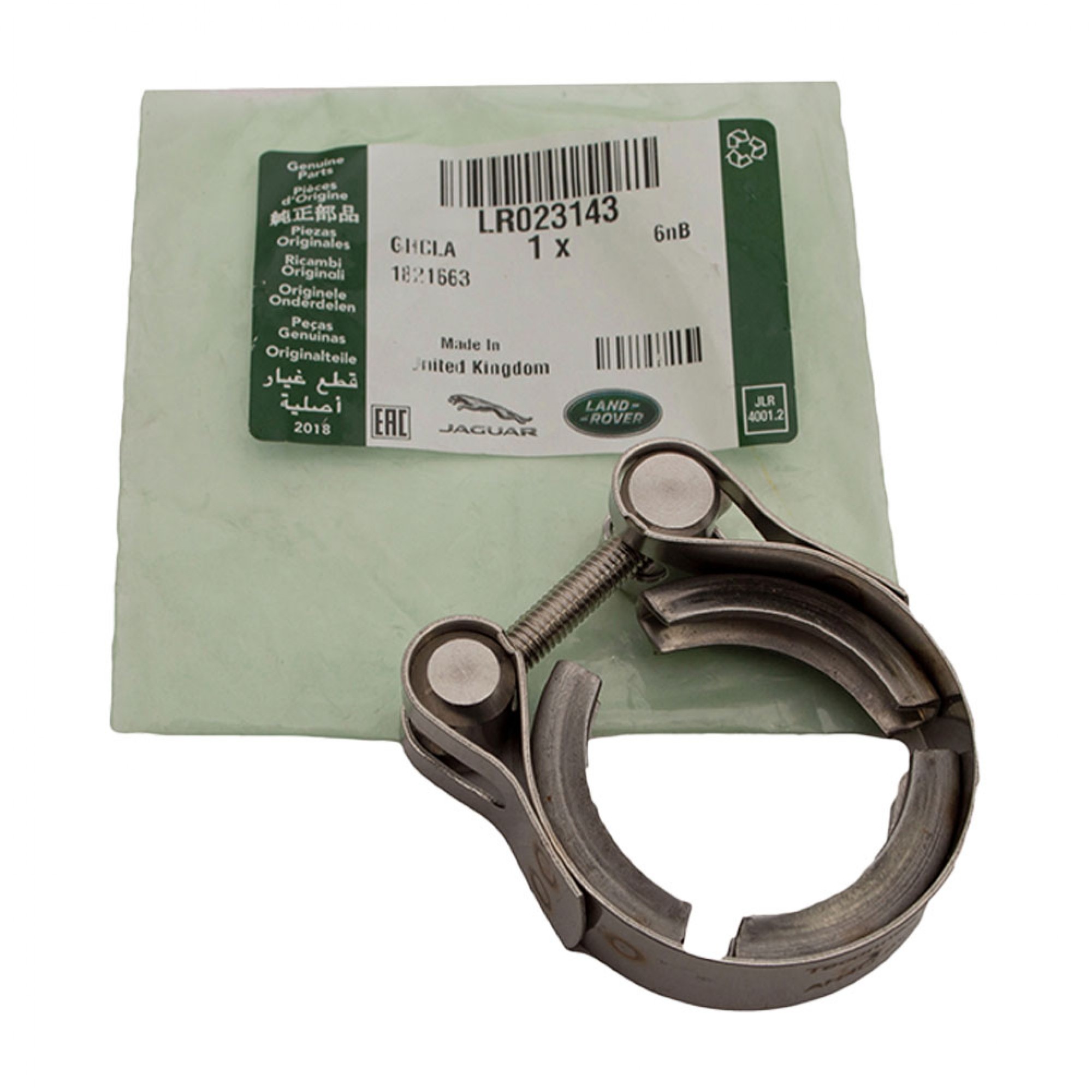 LR023143 - Genuine Hose Clamp Egr Valve to Exhaust Manifold 4.4L V8 Diesel