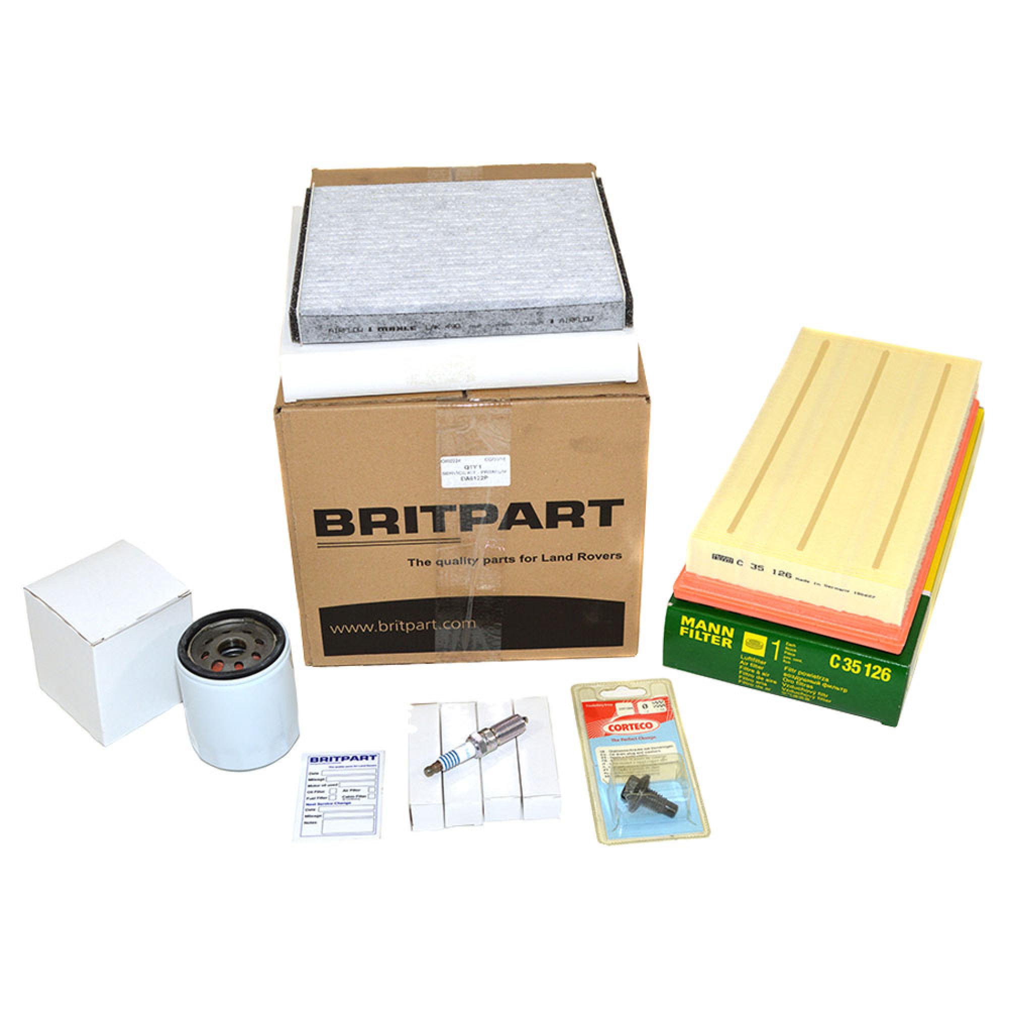 DA6122P - Premium Service Kit for Range Rover L405 and Sport 2.0L Turbo P