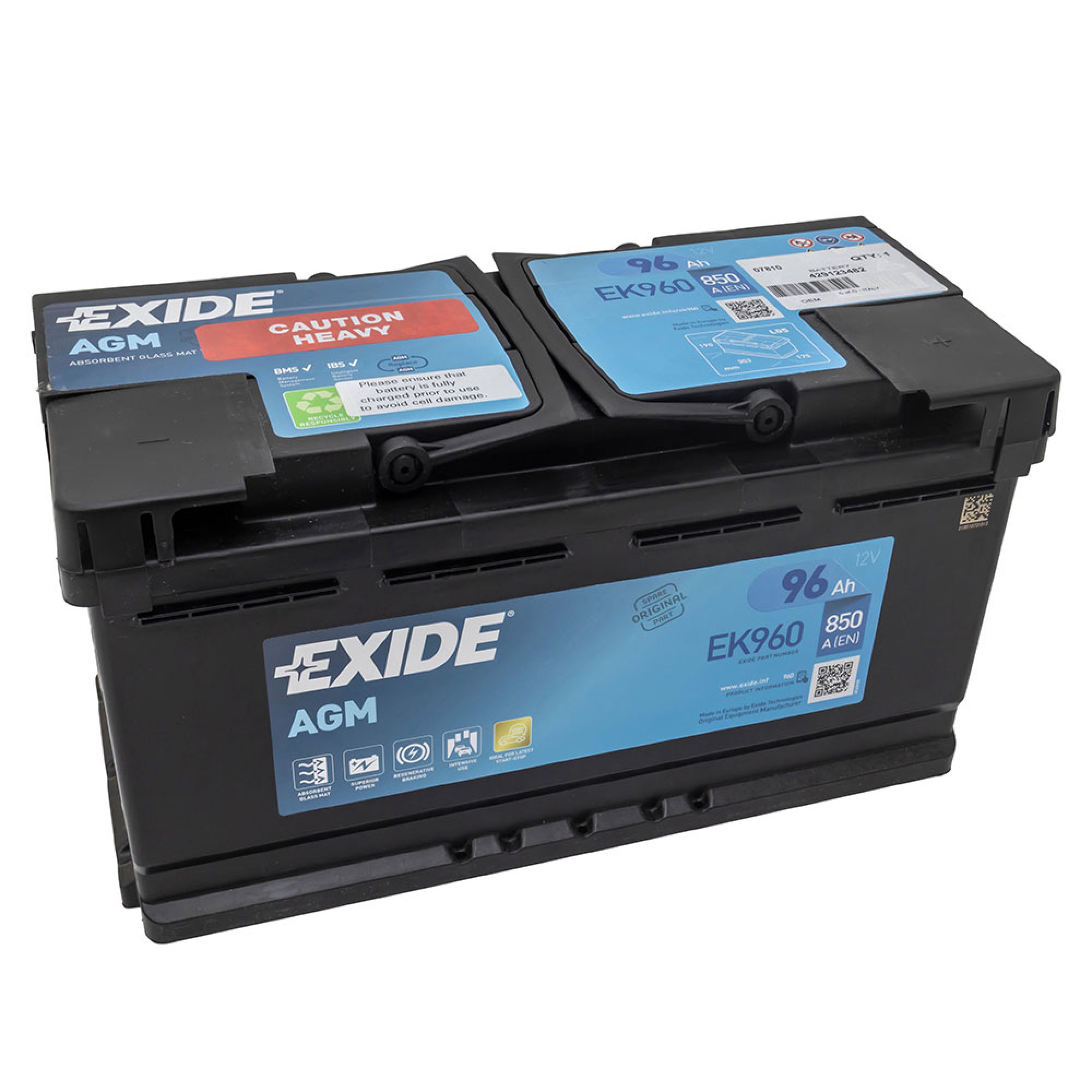 429123482 - OEM Battery 90AH 850 Amp Agm