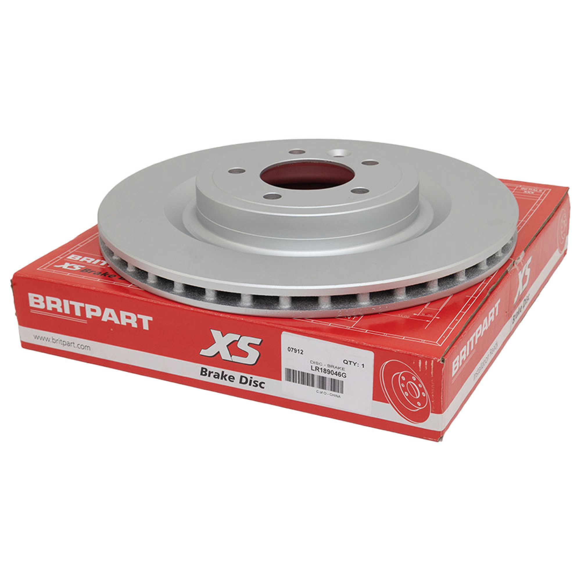 LR189046G - Britpartxs Rear Brake Disc Range Rover L405