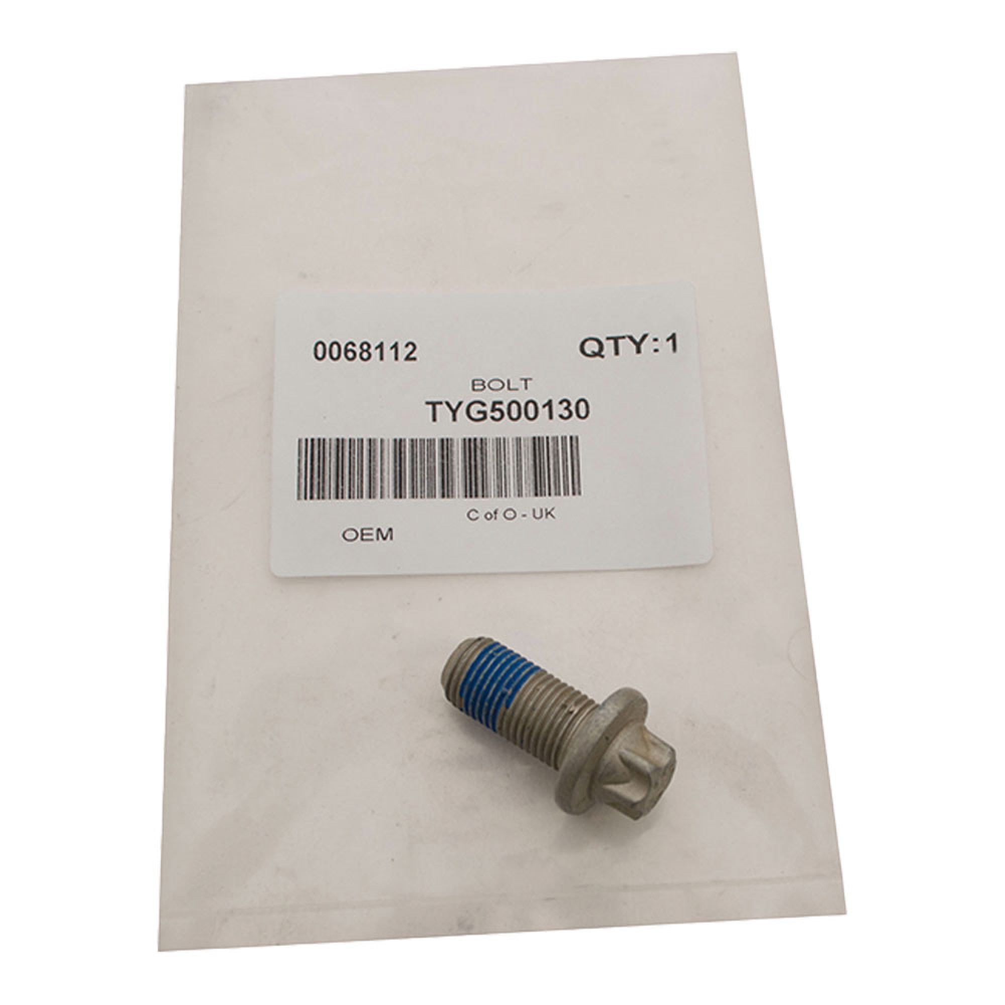 TYG500130 - Rear Propshaft Bolt M12 x 25 mm