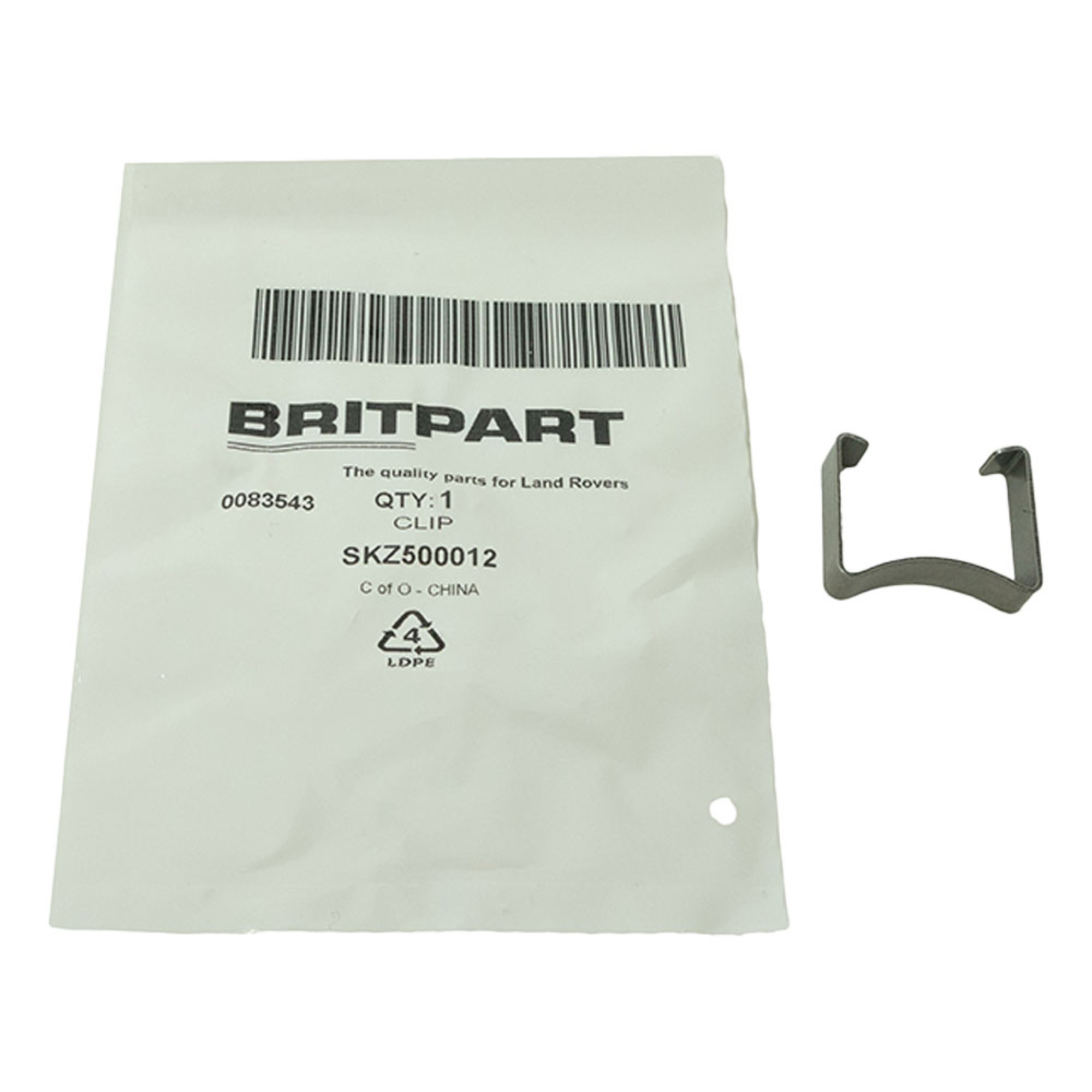 SKZ500012 - Rear Handbrake Drum Clip