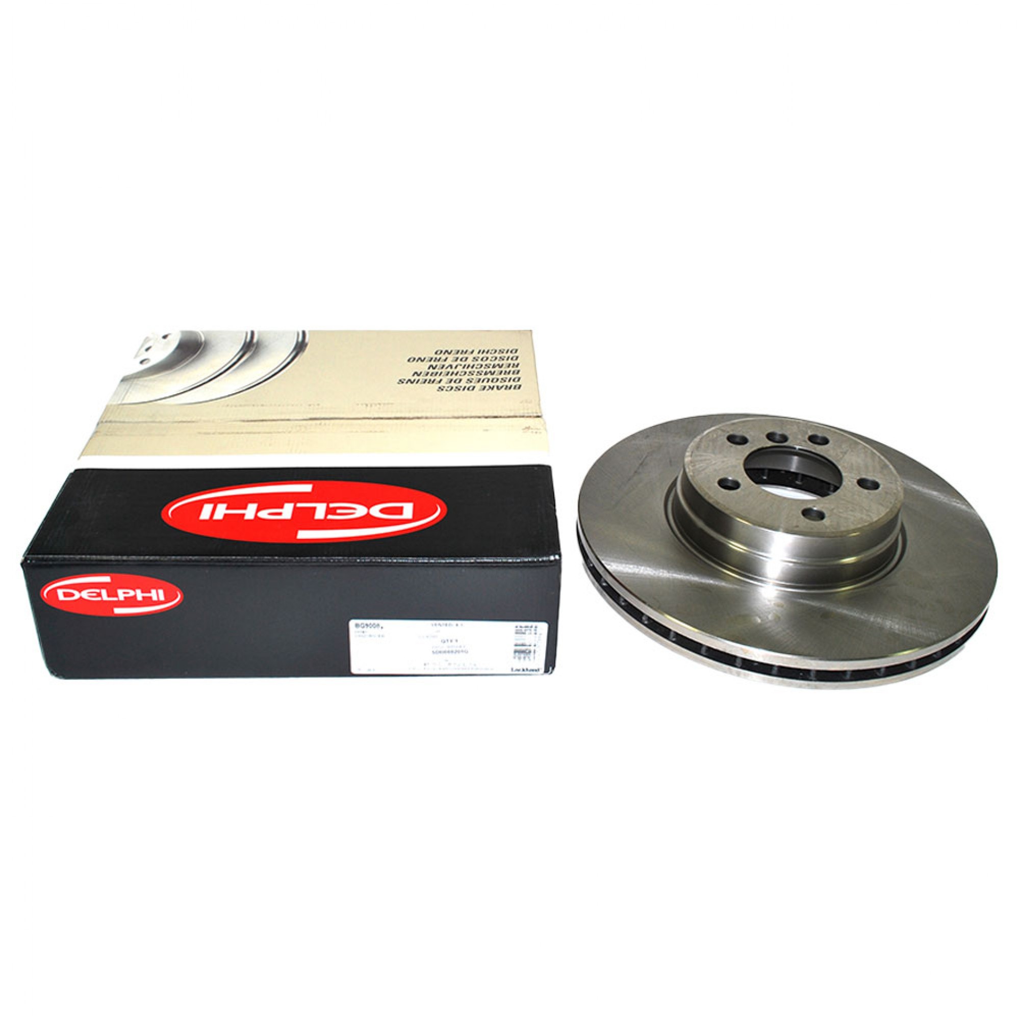 SDB000201AP - Delphi Front Brake Disc Range Rover 2002 to 5A999999