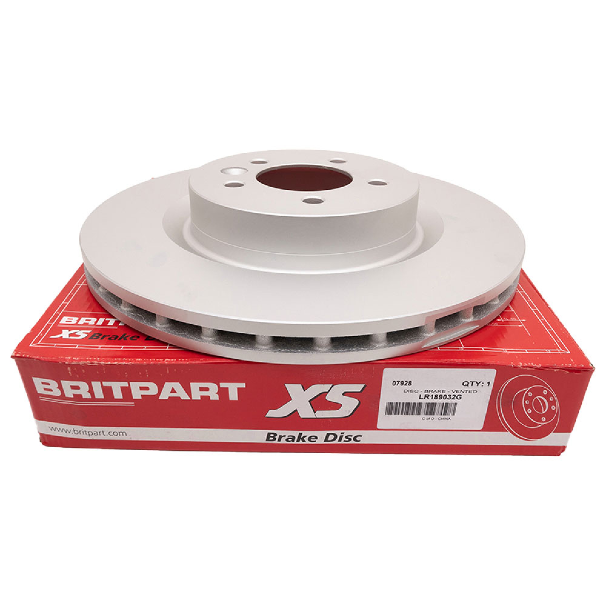 LR189032G - Britpartxs Front Brake Disc Vented